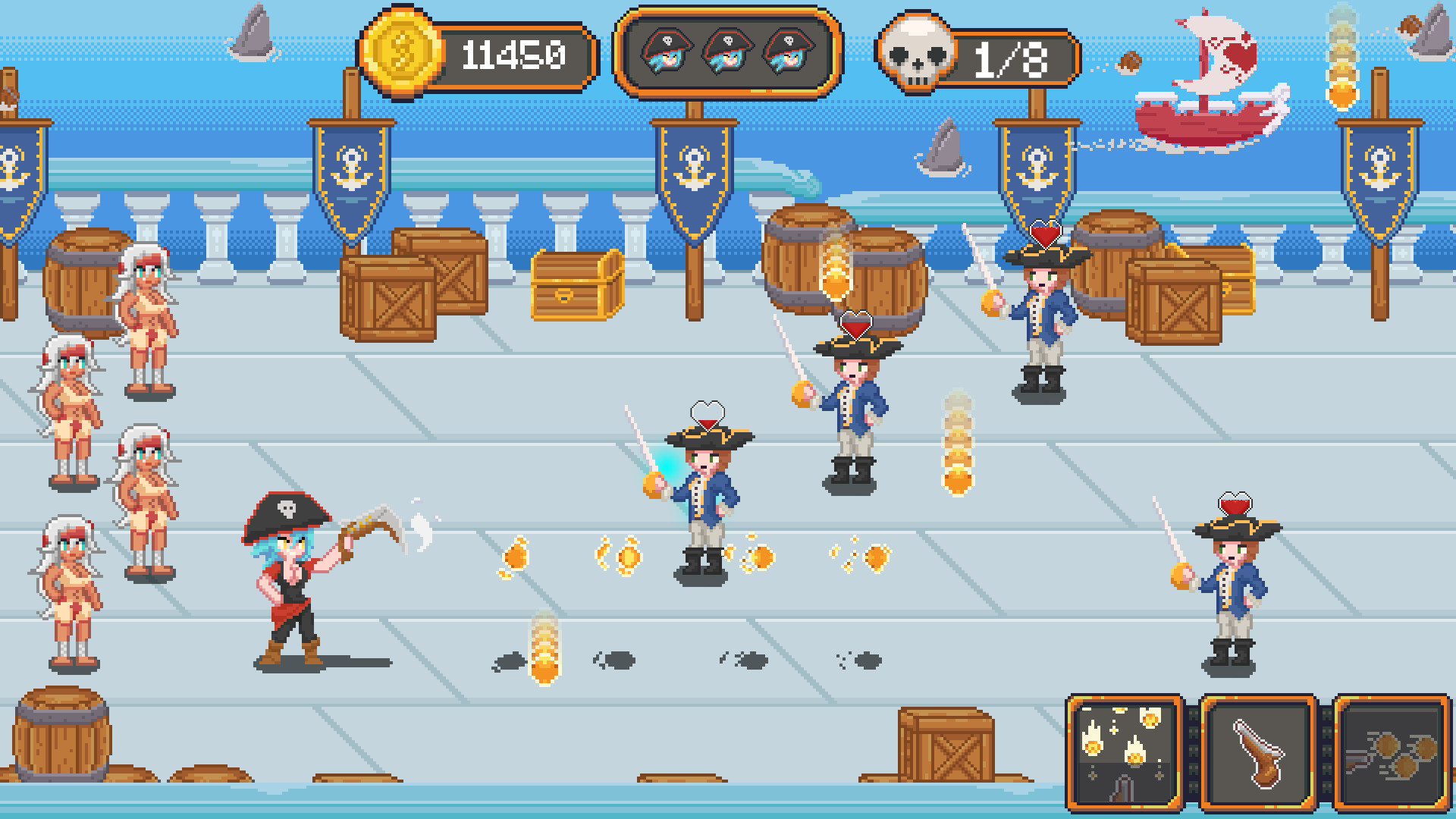 Plunderers Adventures: Sea of Whores screenshot 1