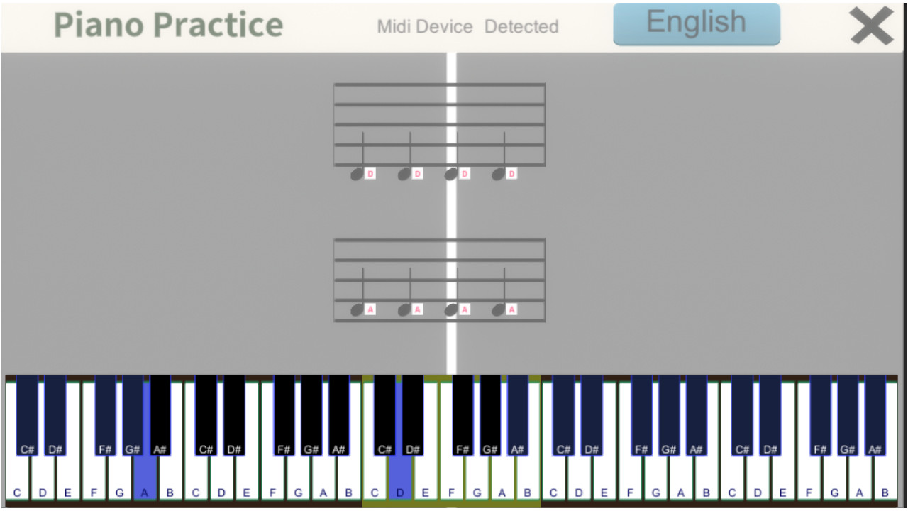 Piano Practice screenshot 1