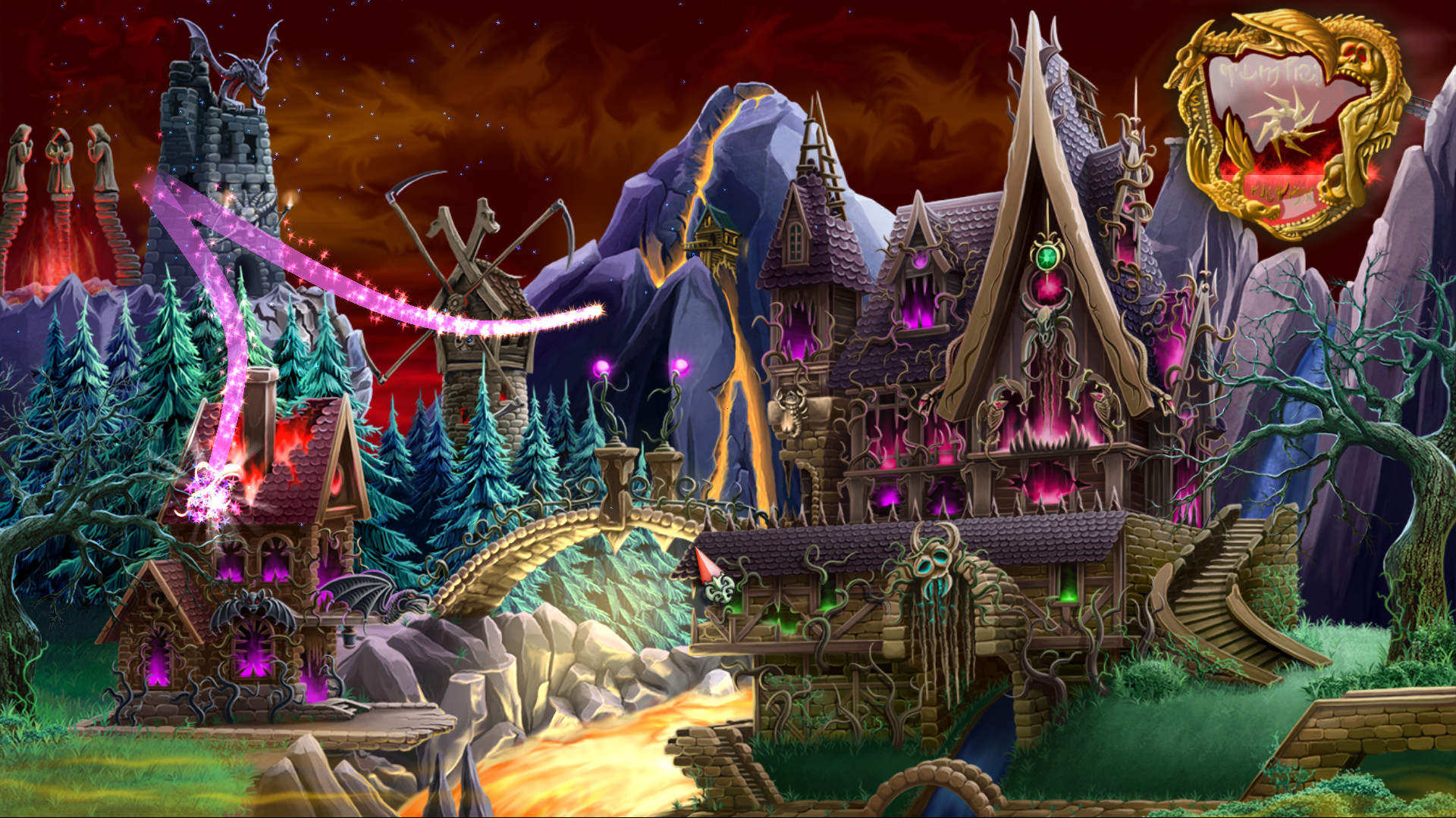 Cursed House 9 - Match 3 Puzzle screenshot 2