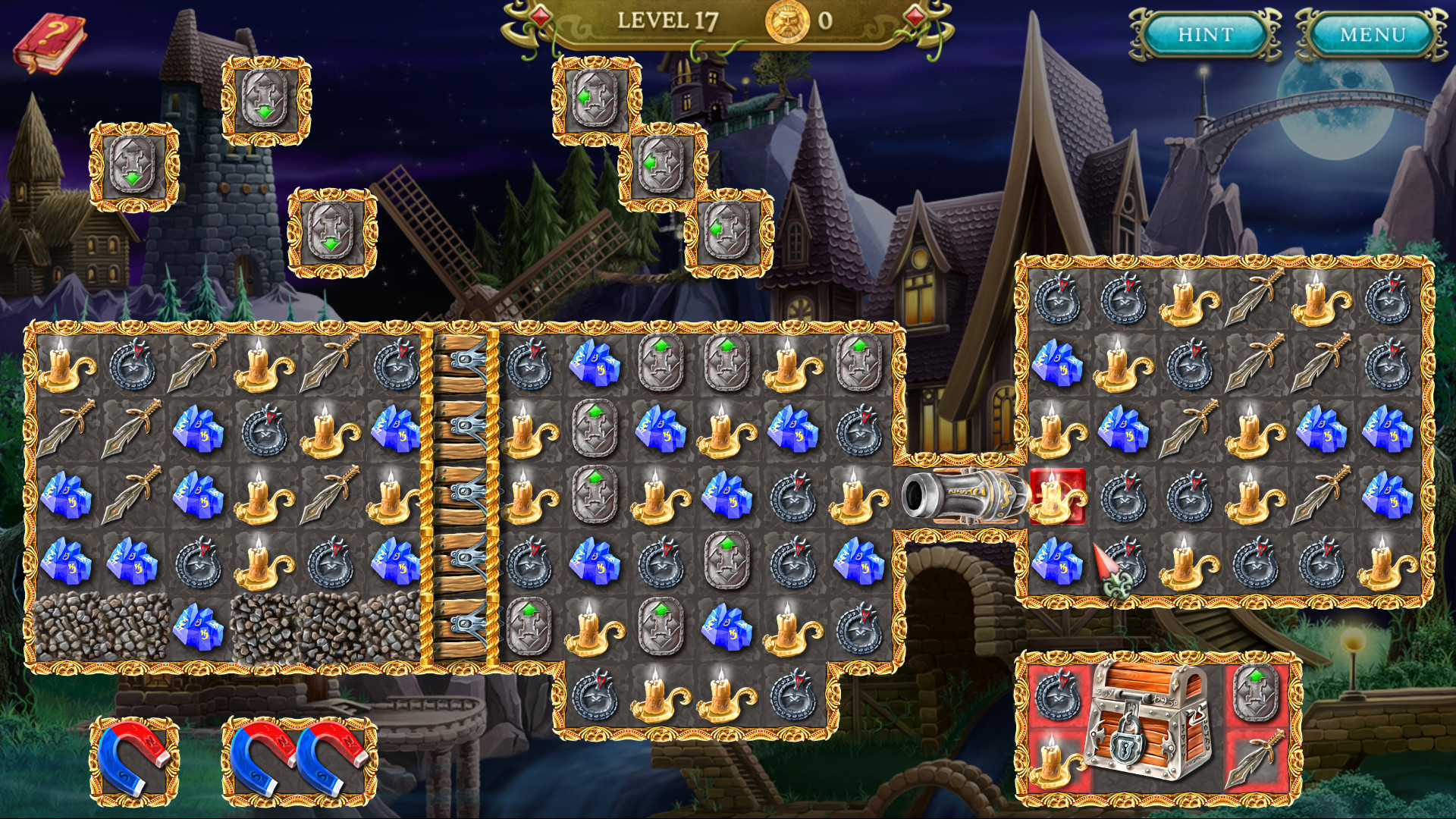 Cursed House 9 - Match 3 Puzzle screenshot 1