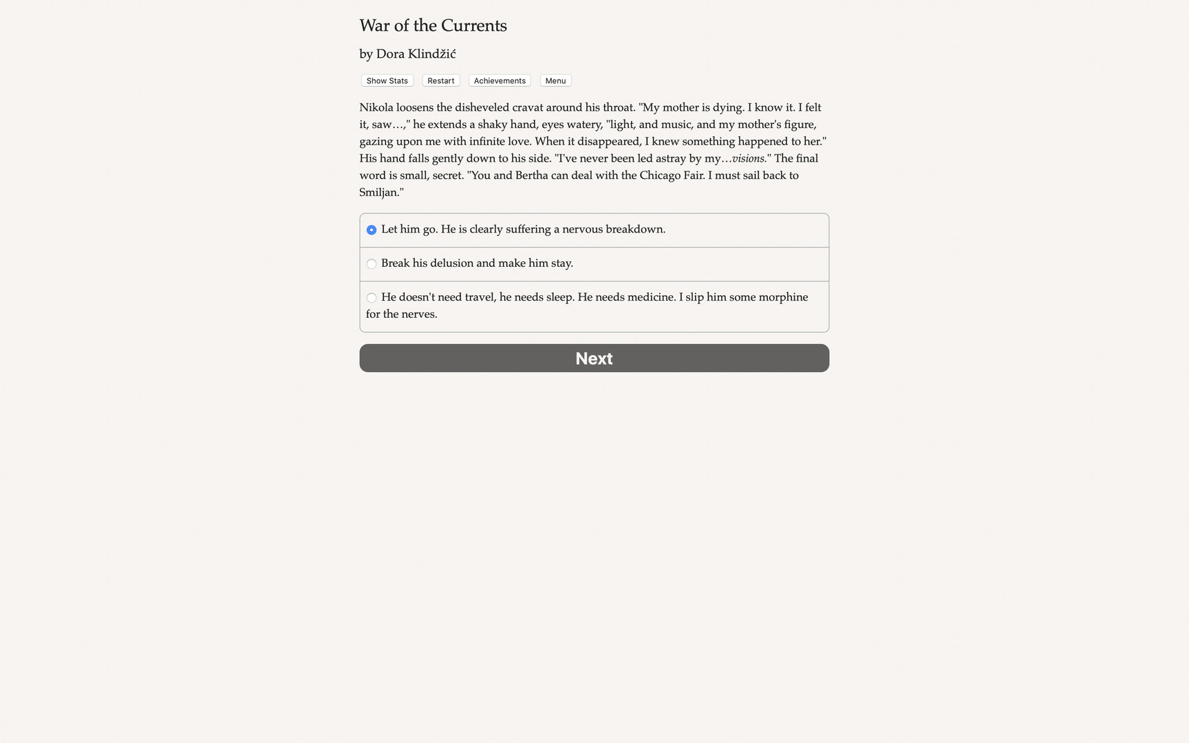 Nikola Tesla: War of the Currents screenshot 3