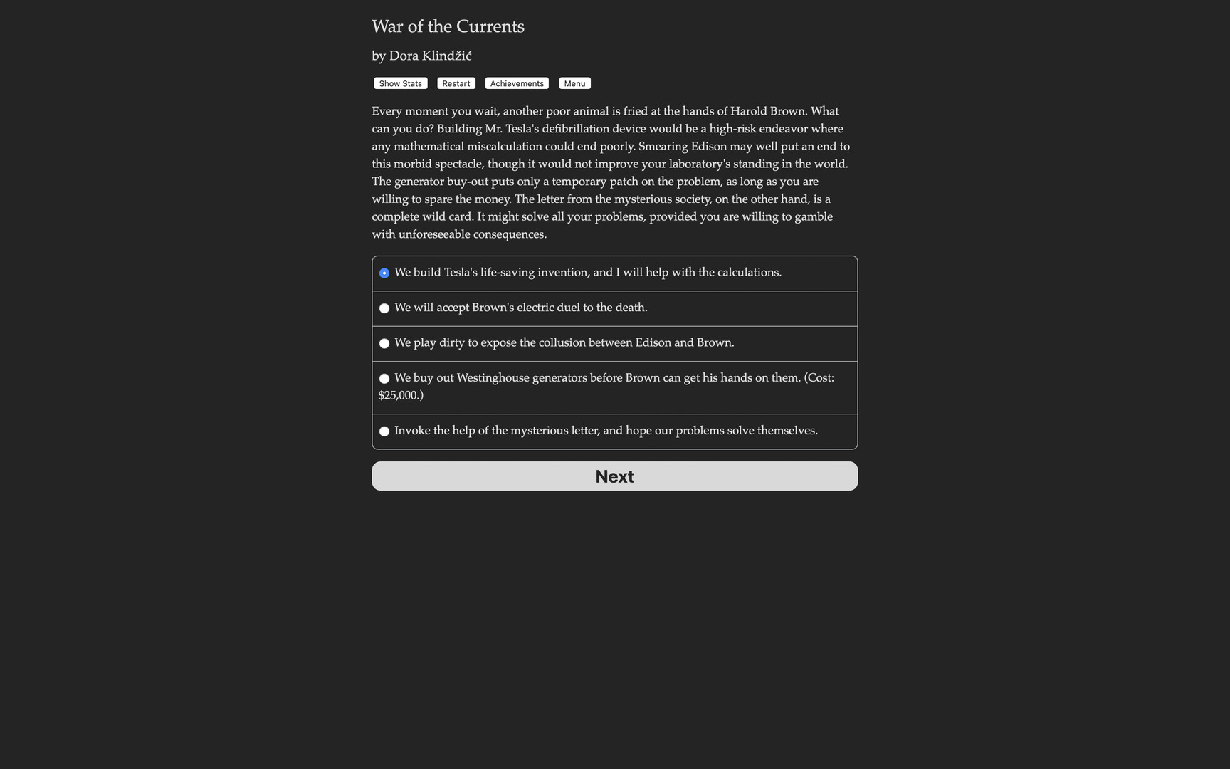 Nikola Tesla: War of the Currents screenshot 6