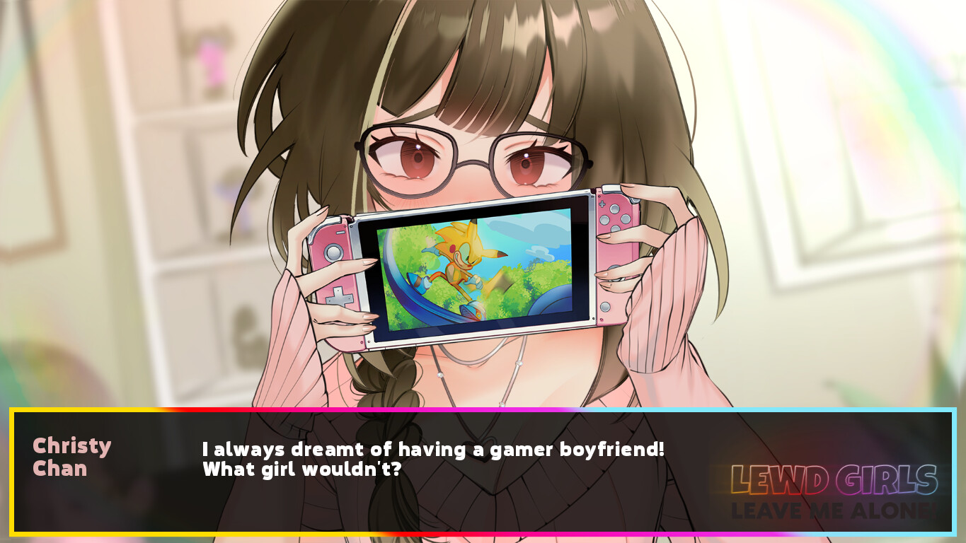 Lewd Girls, Leave Me Alone! I Just Want to Play Video Games and Watch Anime! ~ Hentai Edition screenshot 2