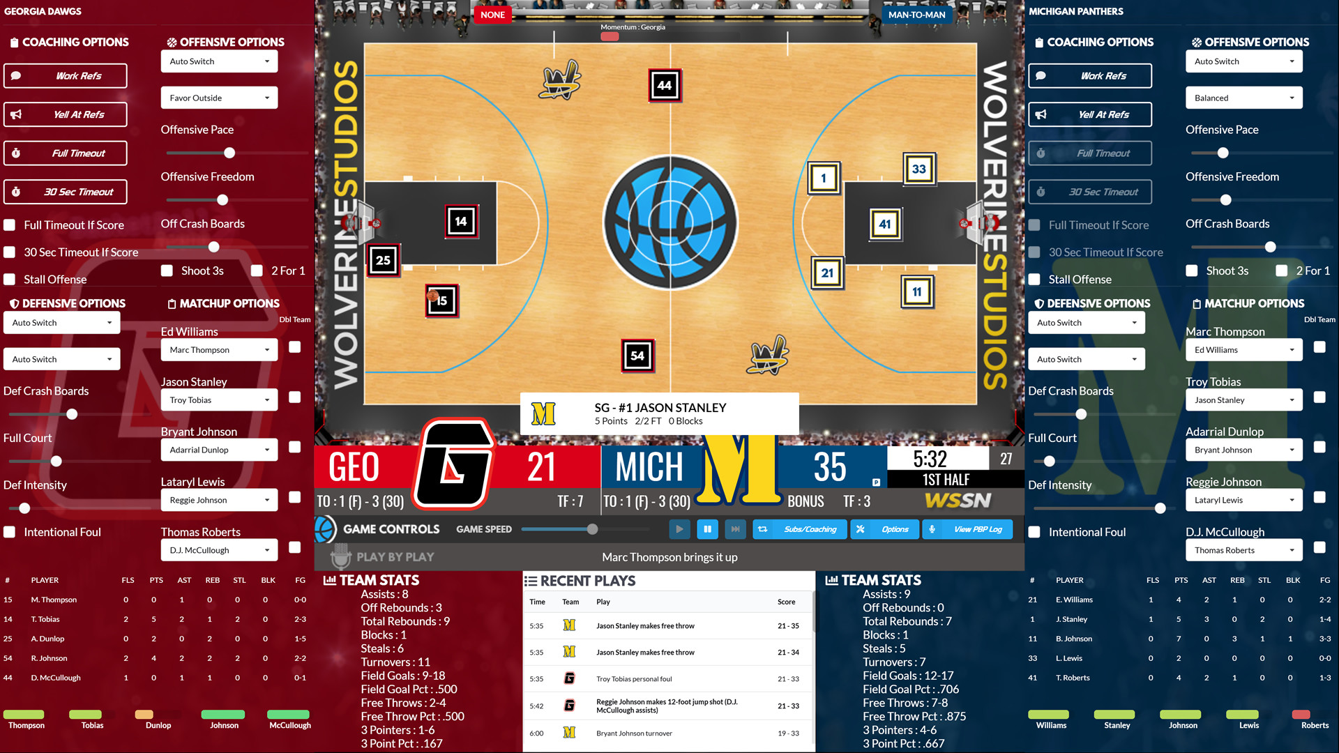 Draft Day Sports: College Basketball 2021 screenshot 1