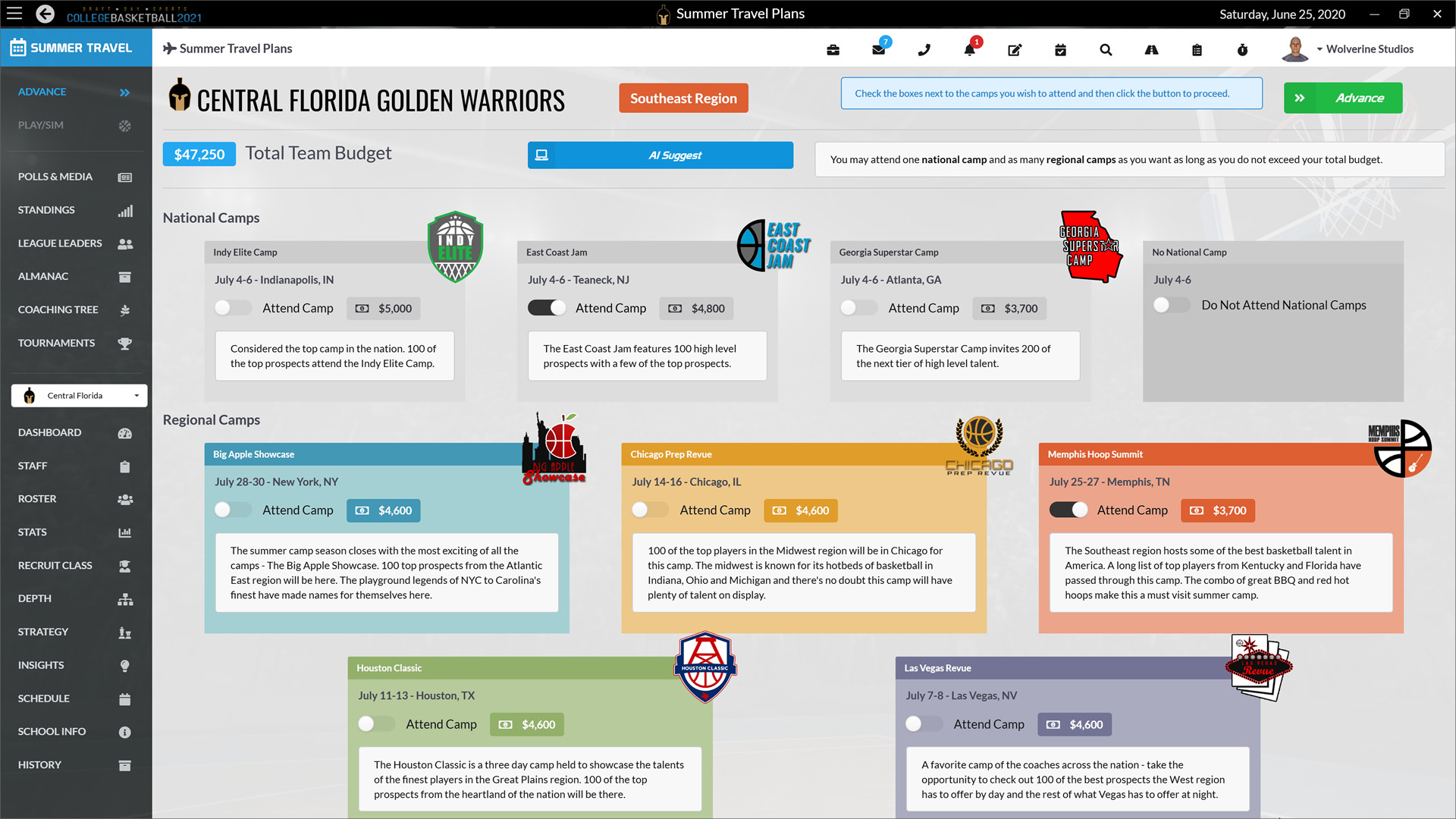 Draft Day Sports: College Basketball 2021 screenshot 10