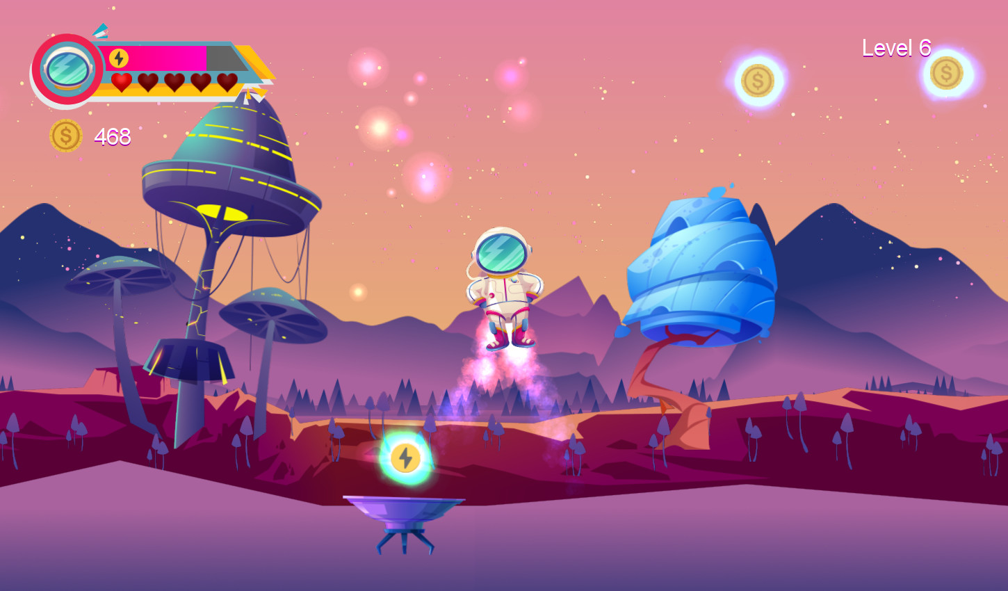 Jetpack astronaut screenshot 2