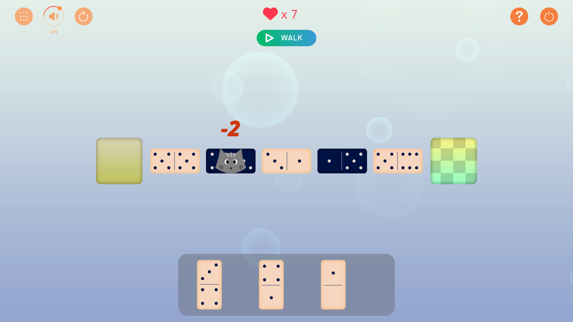Cat way Domino screenshot 1