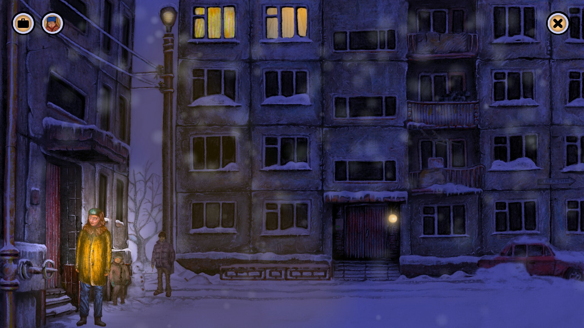Alexey's Winter: Night Adventure screenshot 2