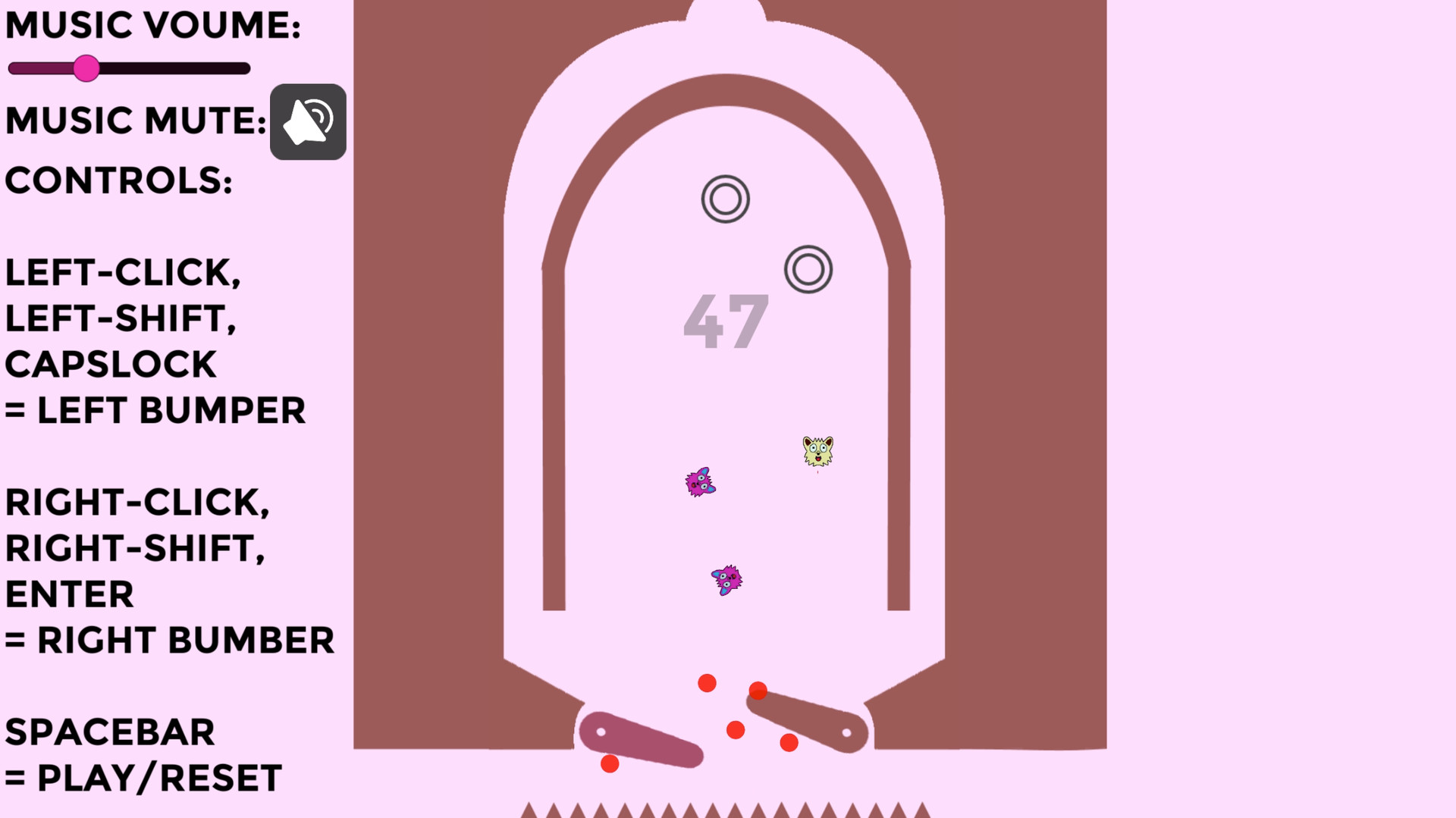Endless Furry Pinball 2D screenshot 2