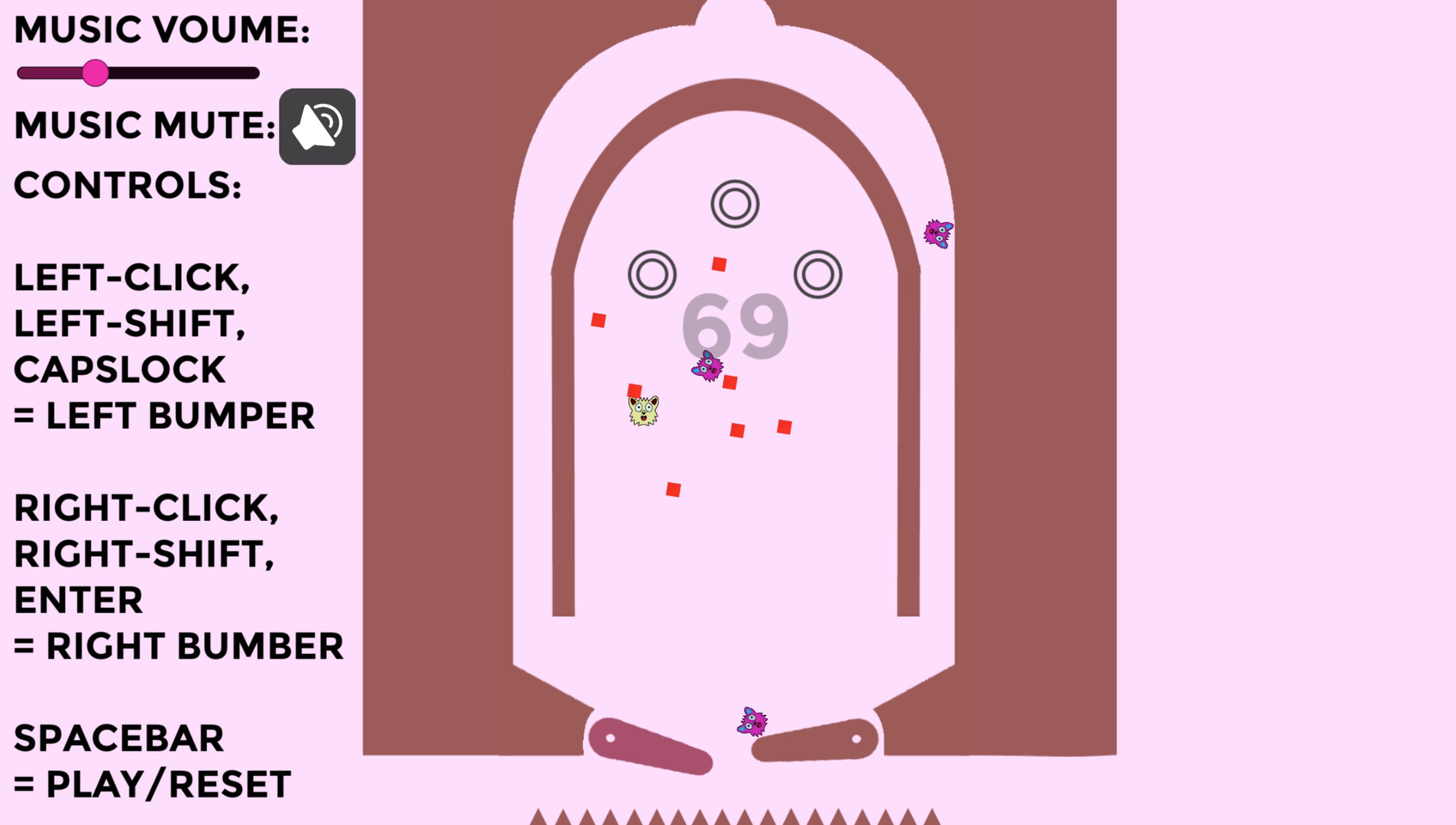 Endless Furry Pinball 2D screenshot 1