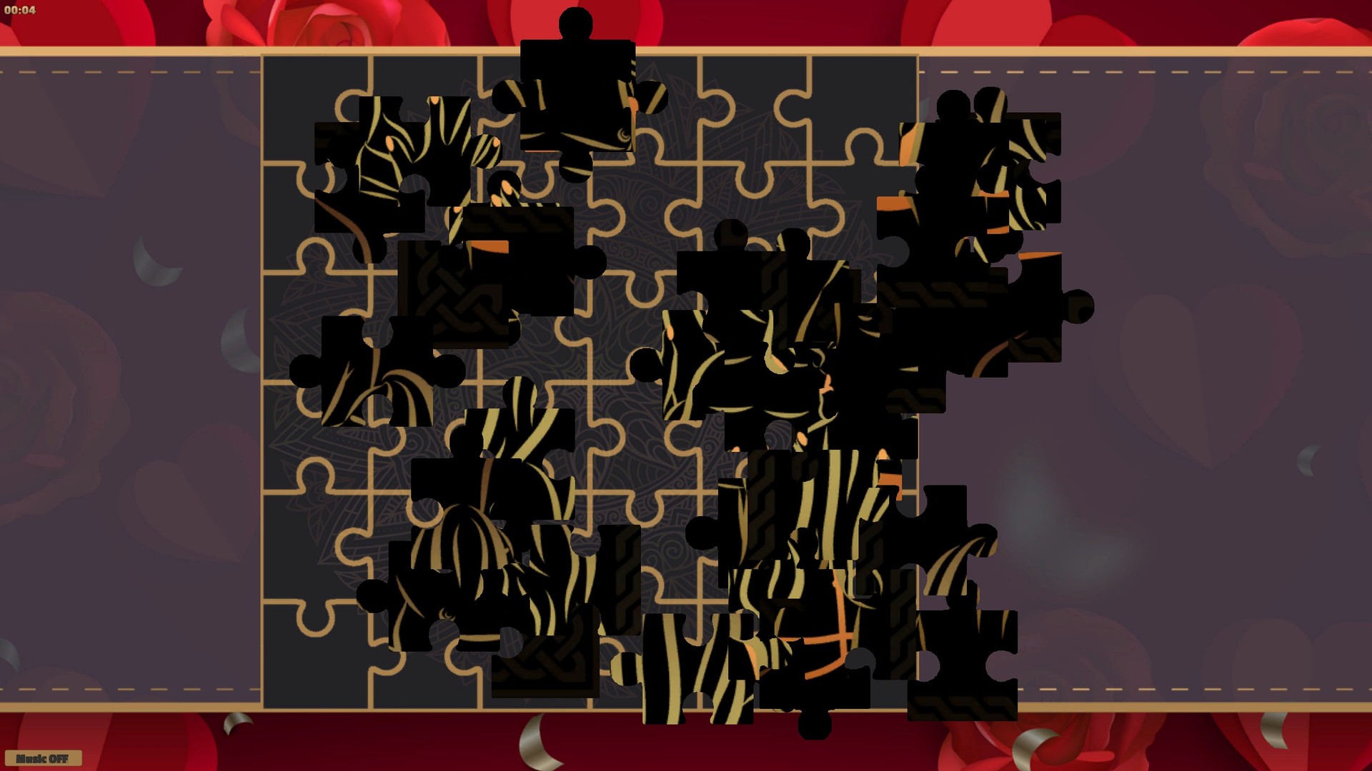 LineArt Jigsaw Puzzle - Erotica Valentines screenshot 5