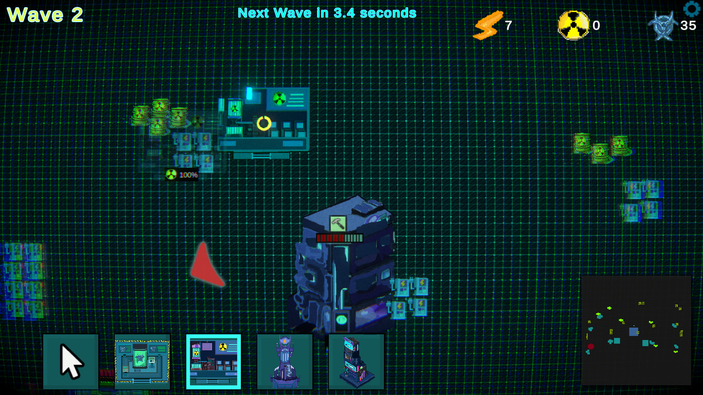 CyberGrid: Tower defense screenshot 1