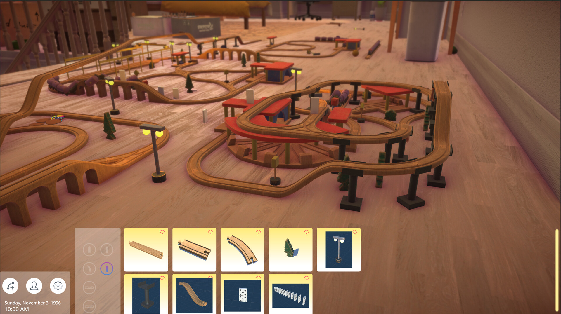 Attic Transit Authority: Wooden Train Simulator screenshot 1