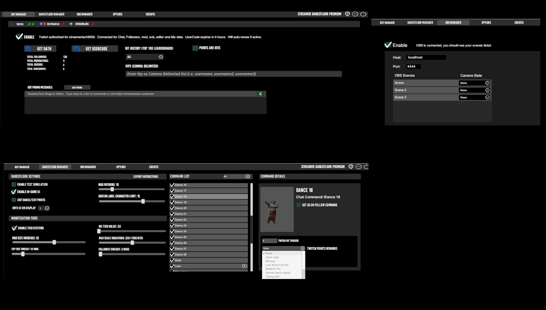 Streamer Dancefloor screenshot 5