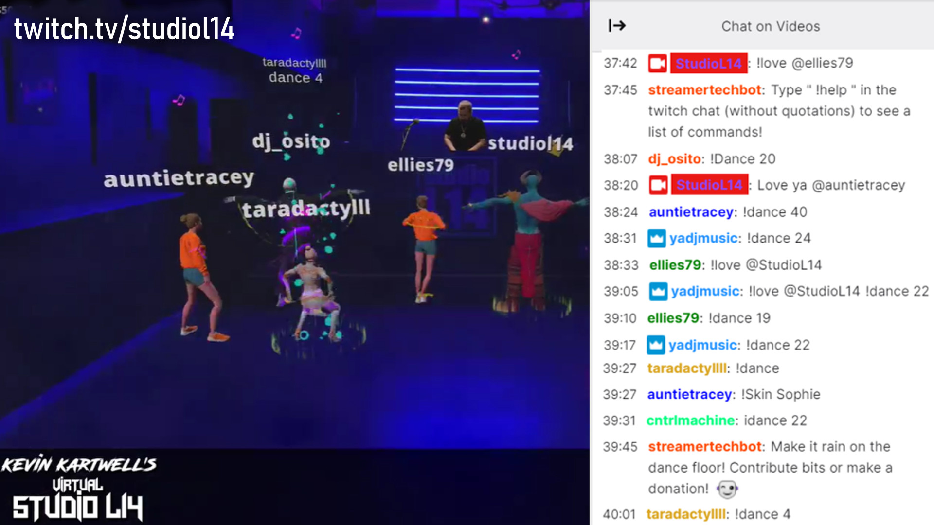 Streamer Dancefloor screenshot 2