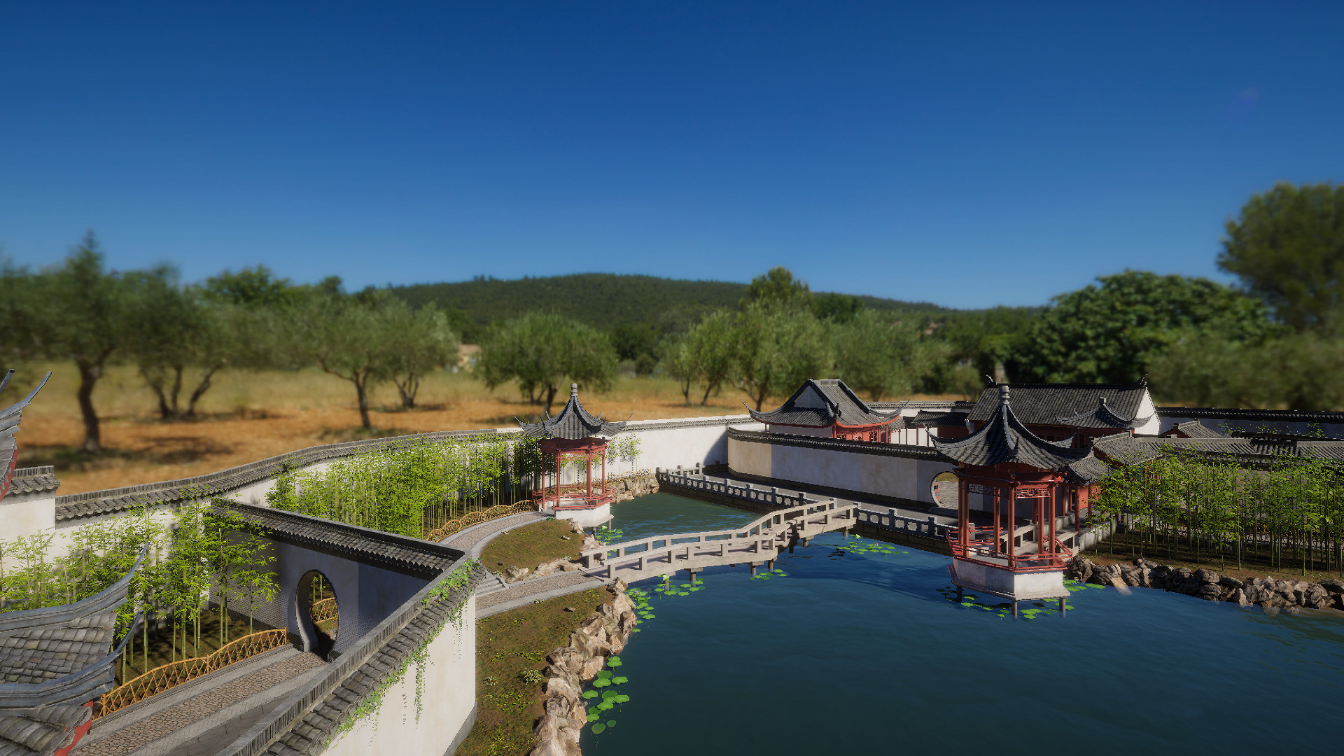 VR Chinese Garden Tour (HD): Flying as a dragonfly screenshot 5