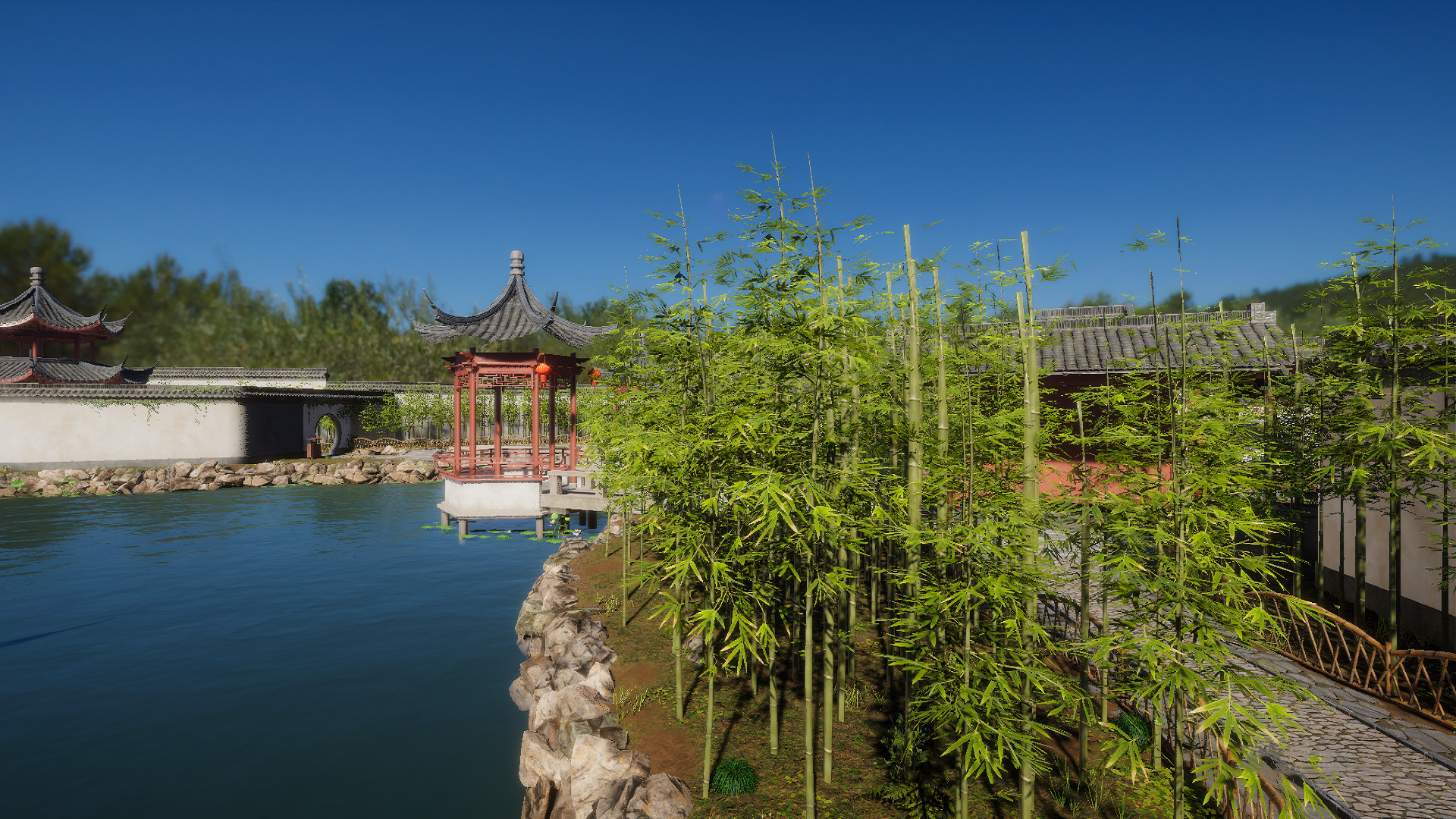 VR Chinese Garden Tour (HD): Flying as a dragonfly screenshot 2