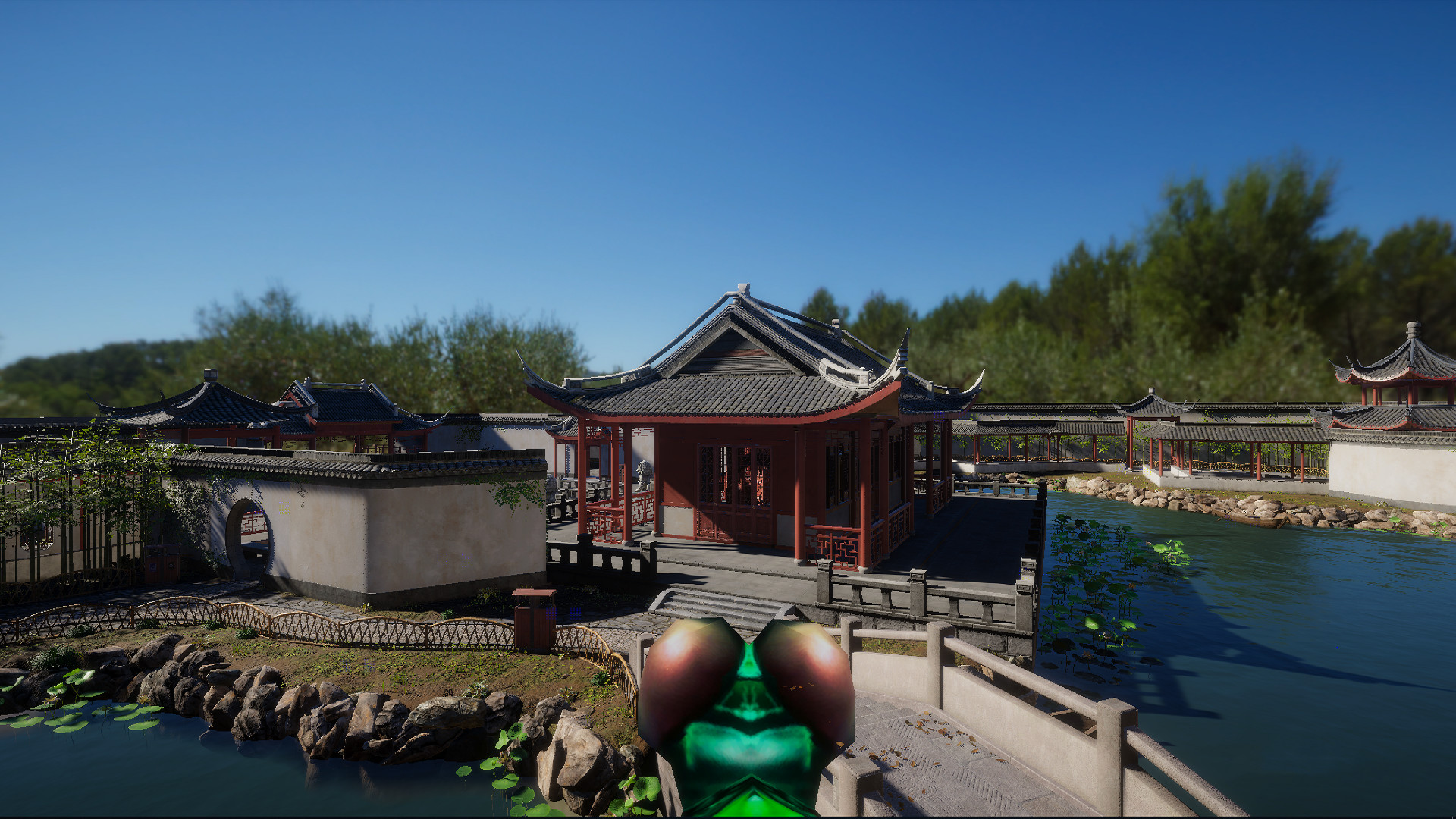 VR Chinese Garden Tour (HD): Flying as a dragonfly screenshot 6