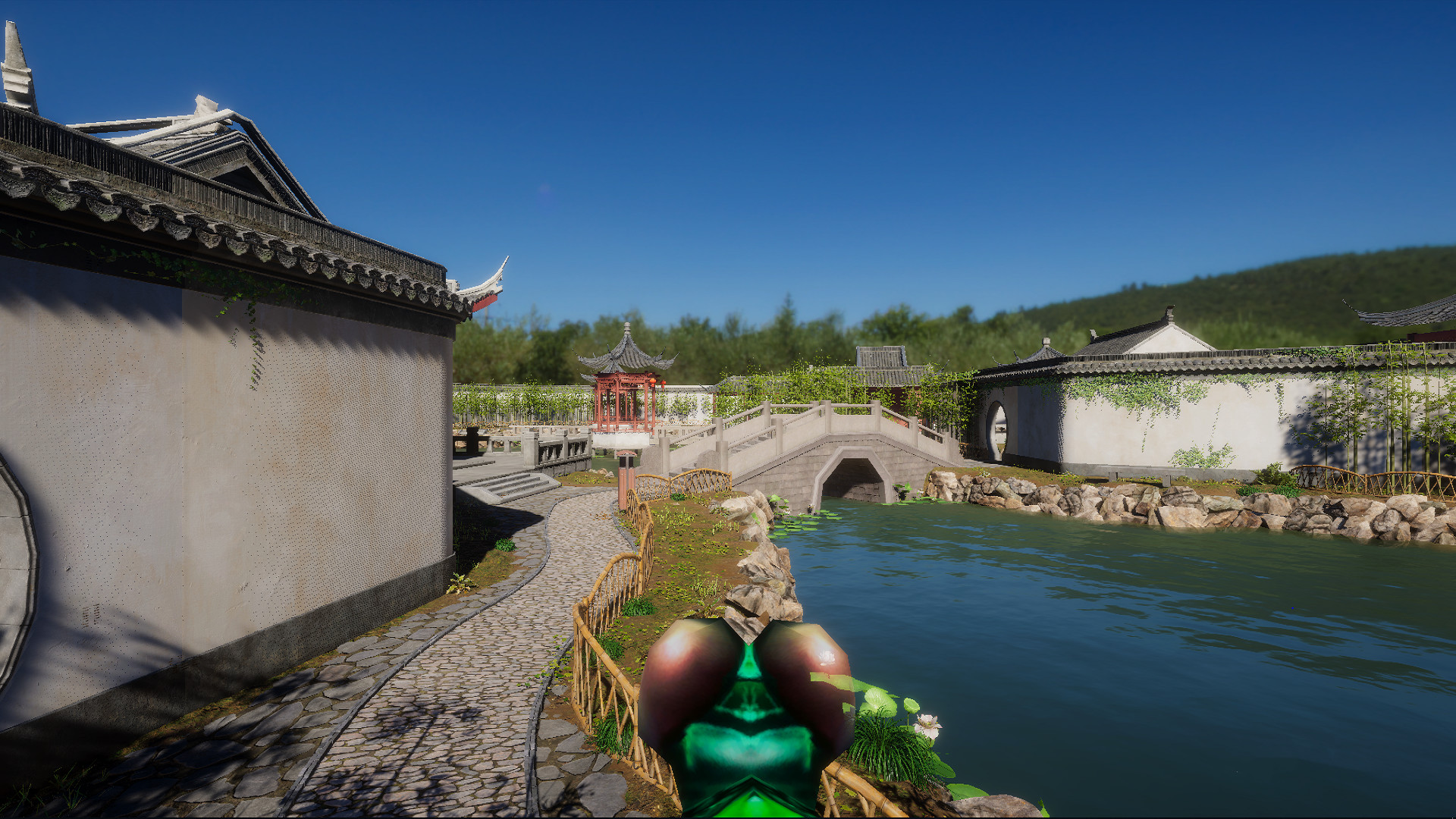 VR Chinese Garden Tour (HD): Flying as a dragonfly screenshot 7