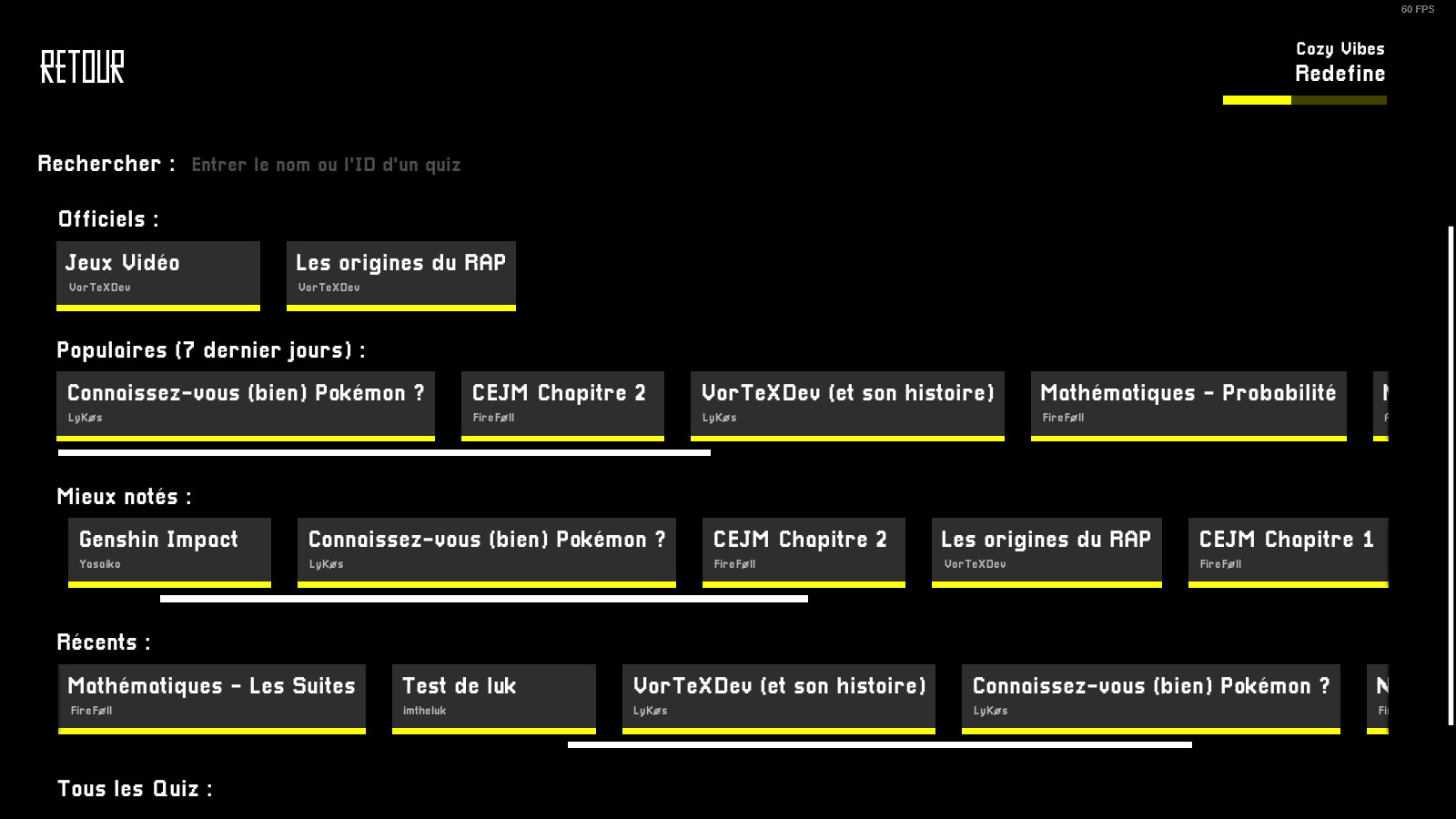AnotherQuizzGame screenshot 2