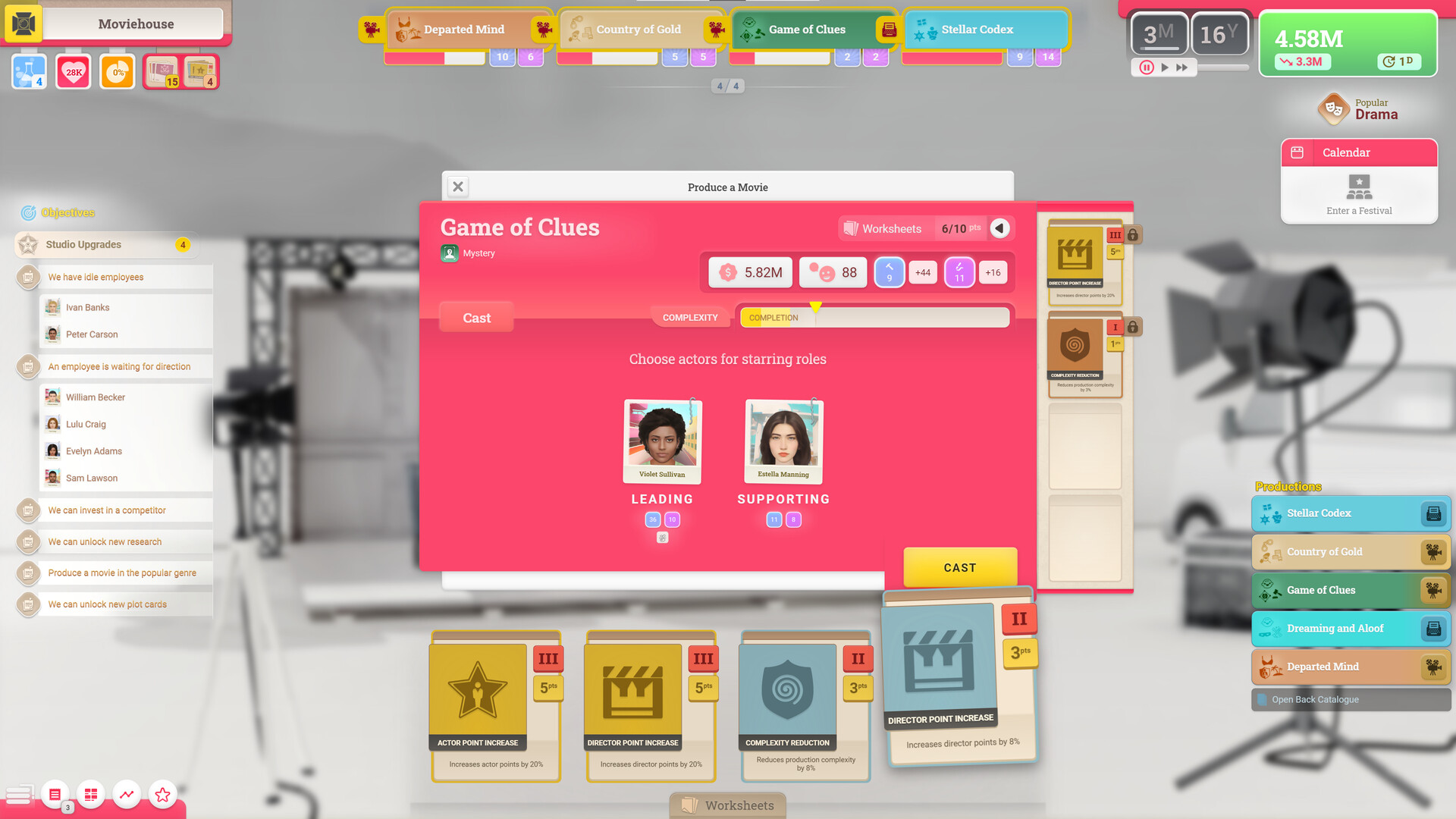 Moviehouse – The Film Studio Tycoon screenshot 8