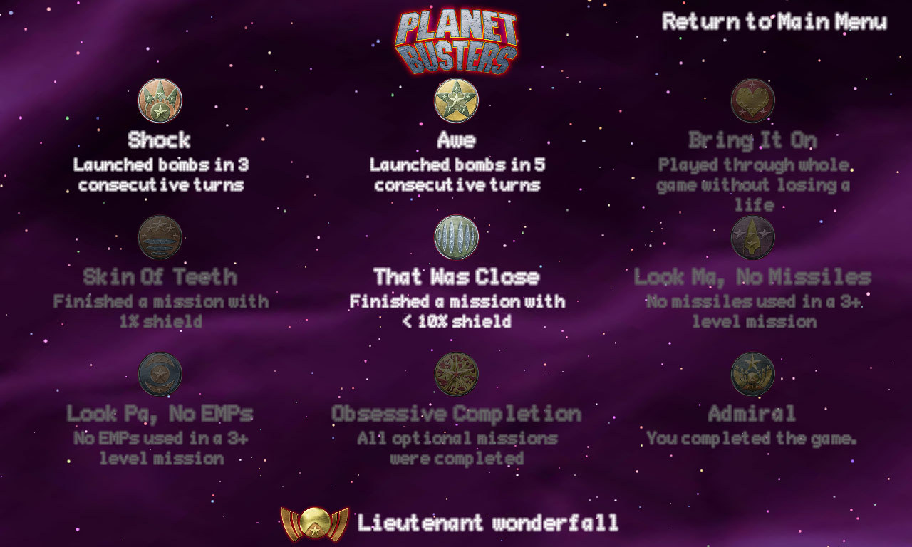 Planet Busters screenshot 1
