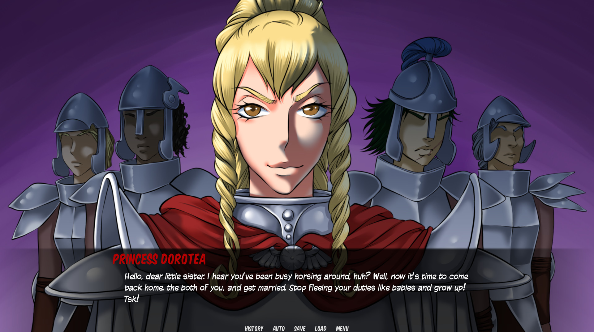 Sword Princess Amaltea - The Visual Novel screenshot 1