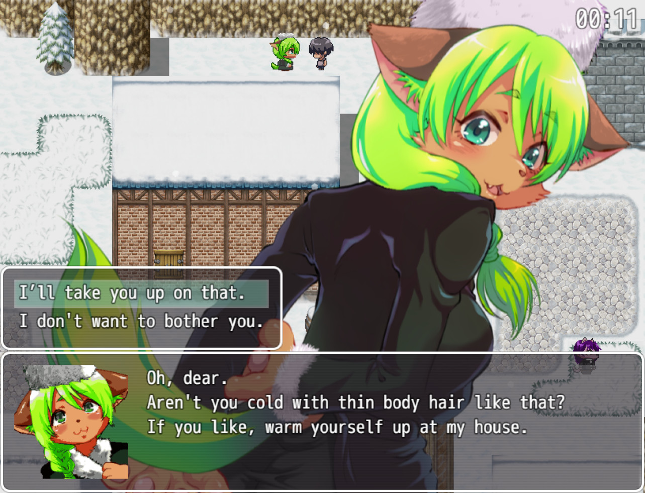 A Nerd who has sex with girls in "Another world" has become a HERO screenshot 2