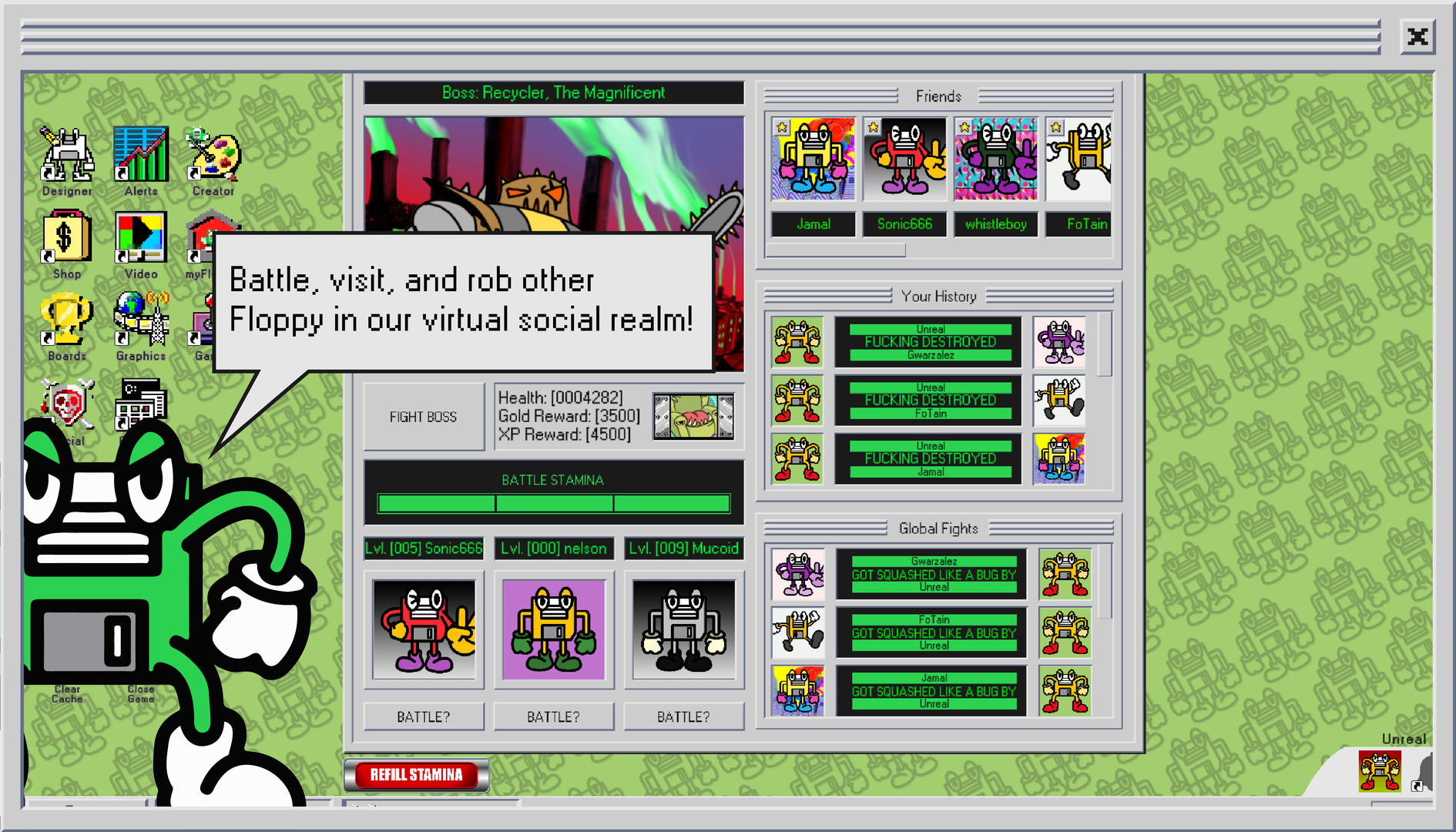 myFloppy Online! screenshot 7