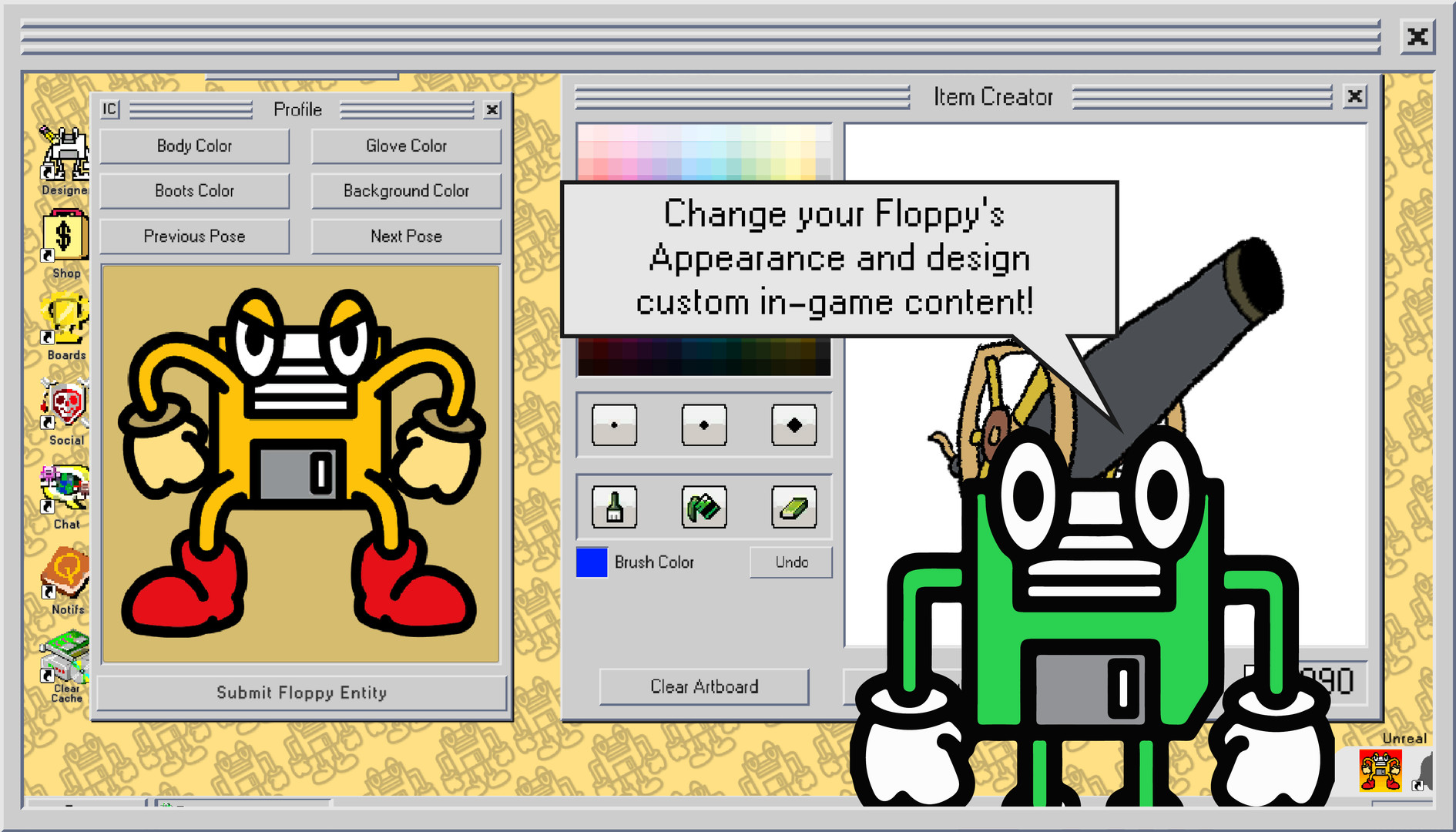myFloppy Online! screenshot 2