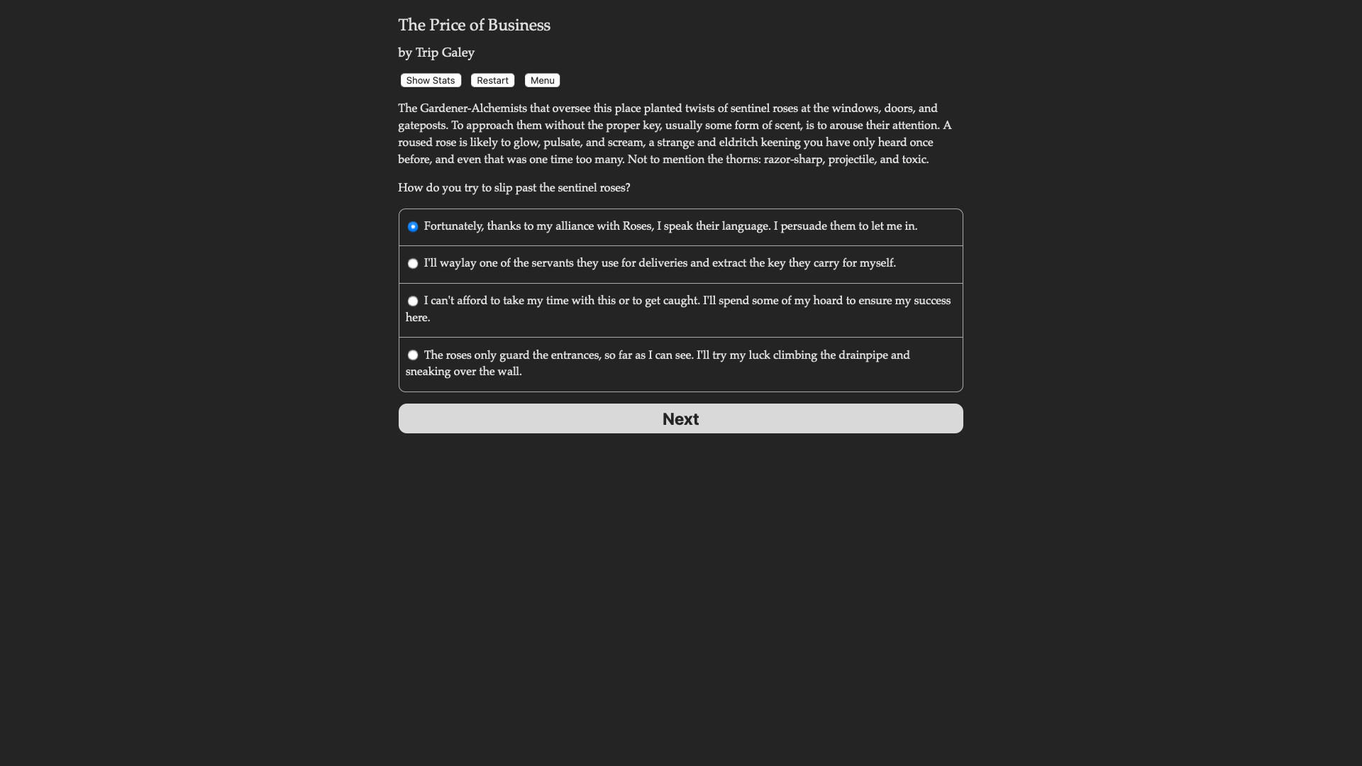 Faerie's Bargain: The Price of Business screenshot 2