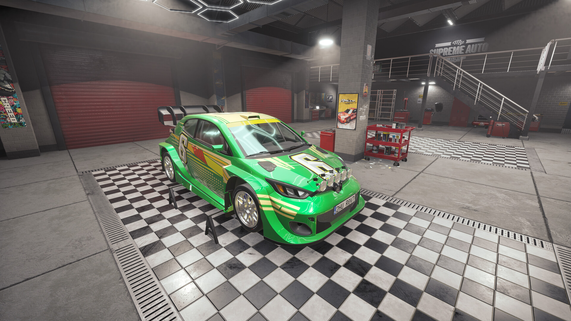 Rally Mechanic Simulator screenshot 1