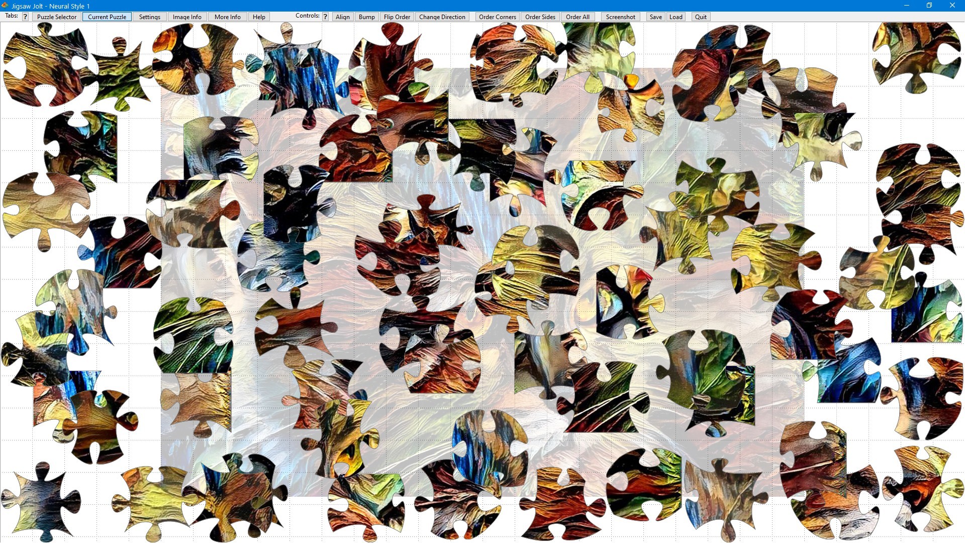 Jigsaw Jolt: Neural Style 1 screenshot 6
