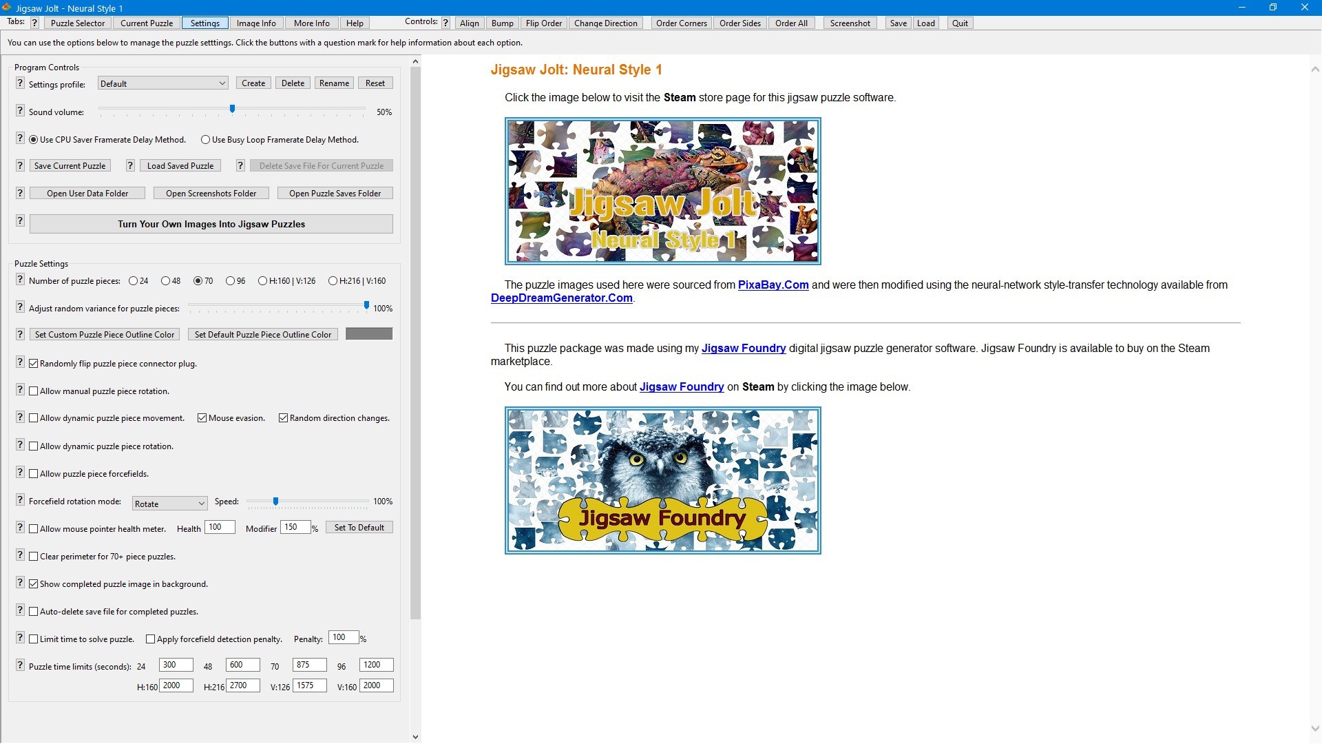 Jigsaw Jolt: Neural Style 1 screenshot 1