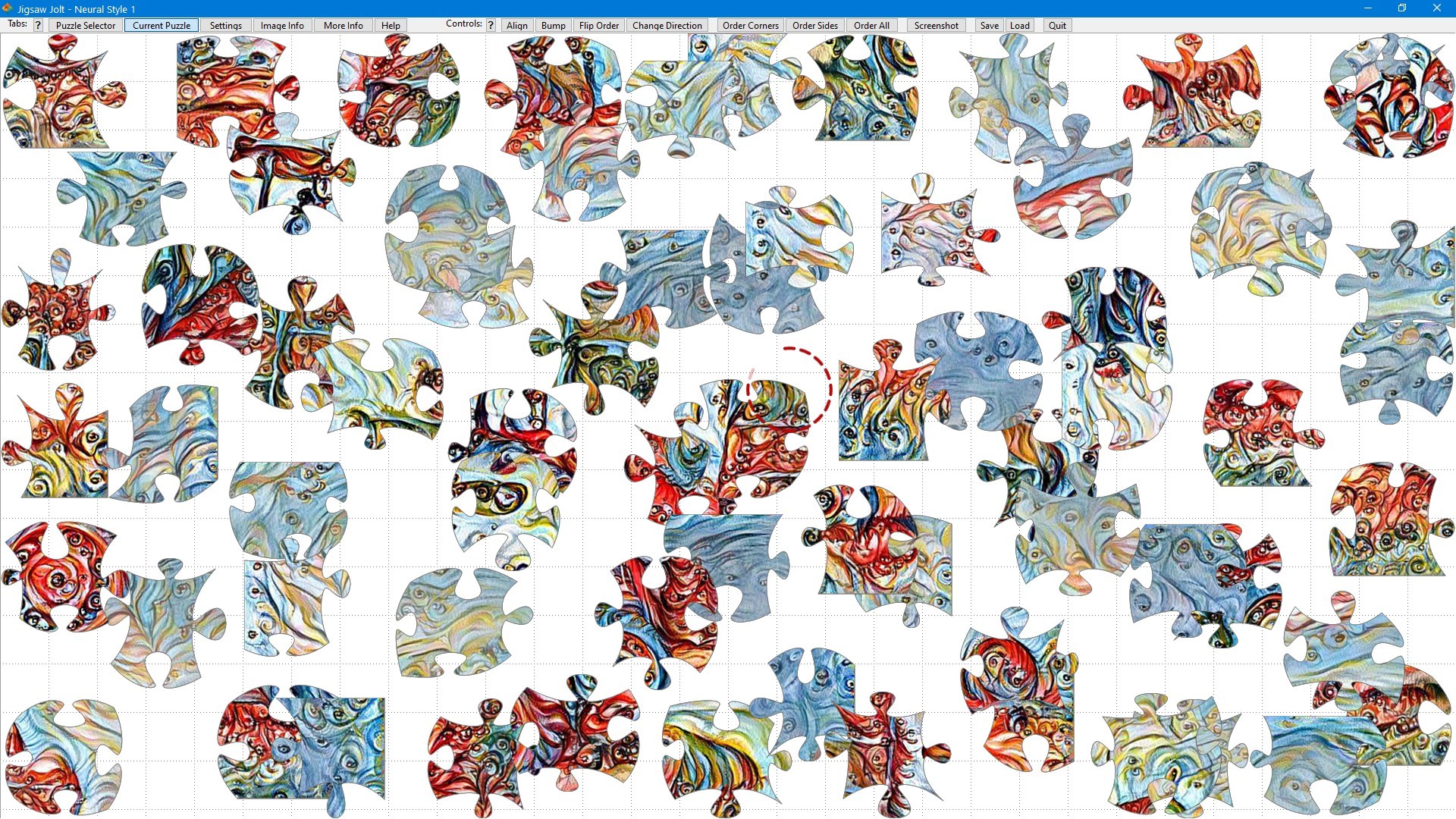 Jigsaw Jolt: Neural Style 1 screenshot 7