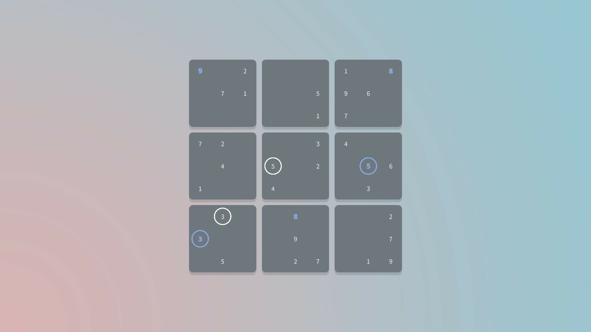 Meta Sudoku screenshot 2