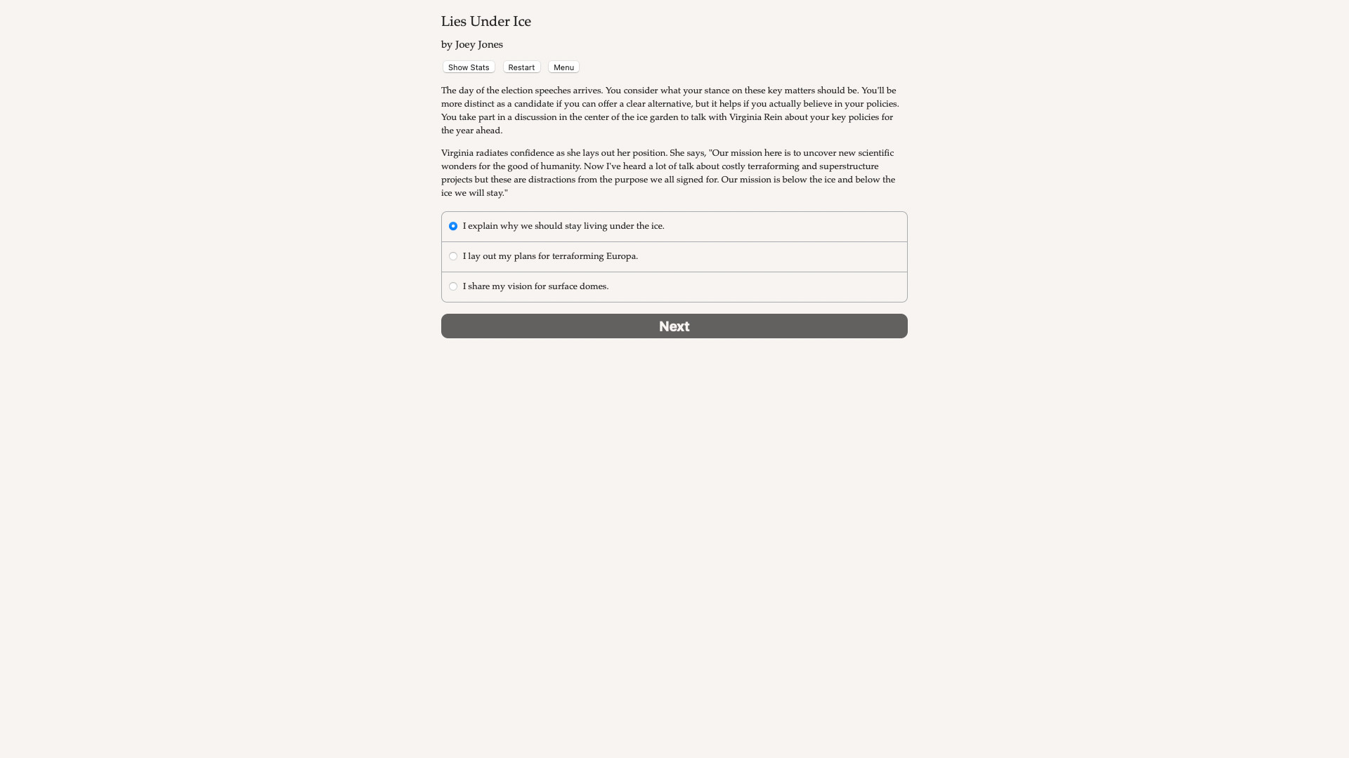 Lies Under Ice screenshot 3