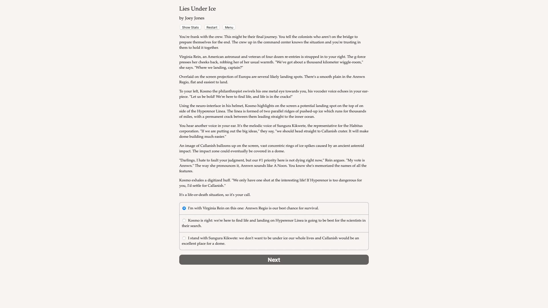 Lies Under Ice screenshot 2