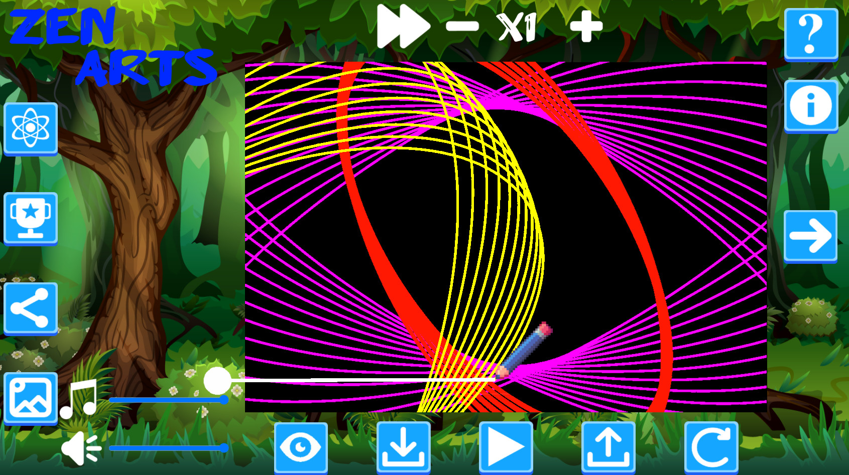 Zen Arts: Relaxing Pendulum Paint Simulator screenshot 4