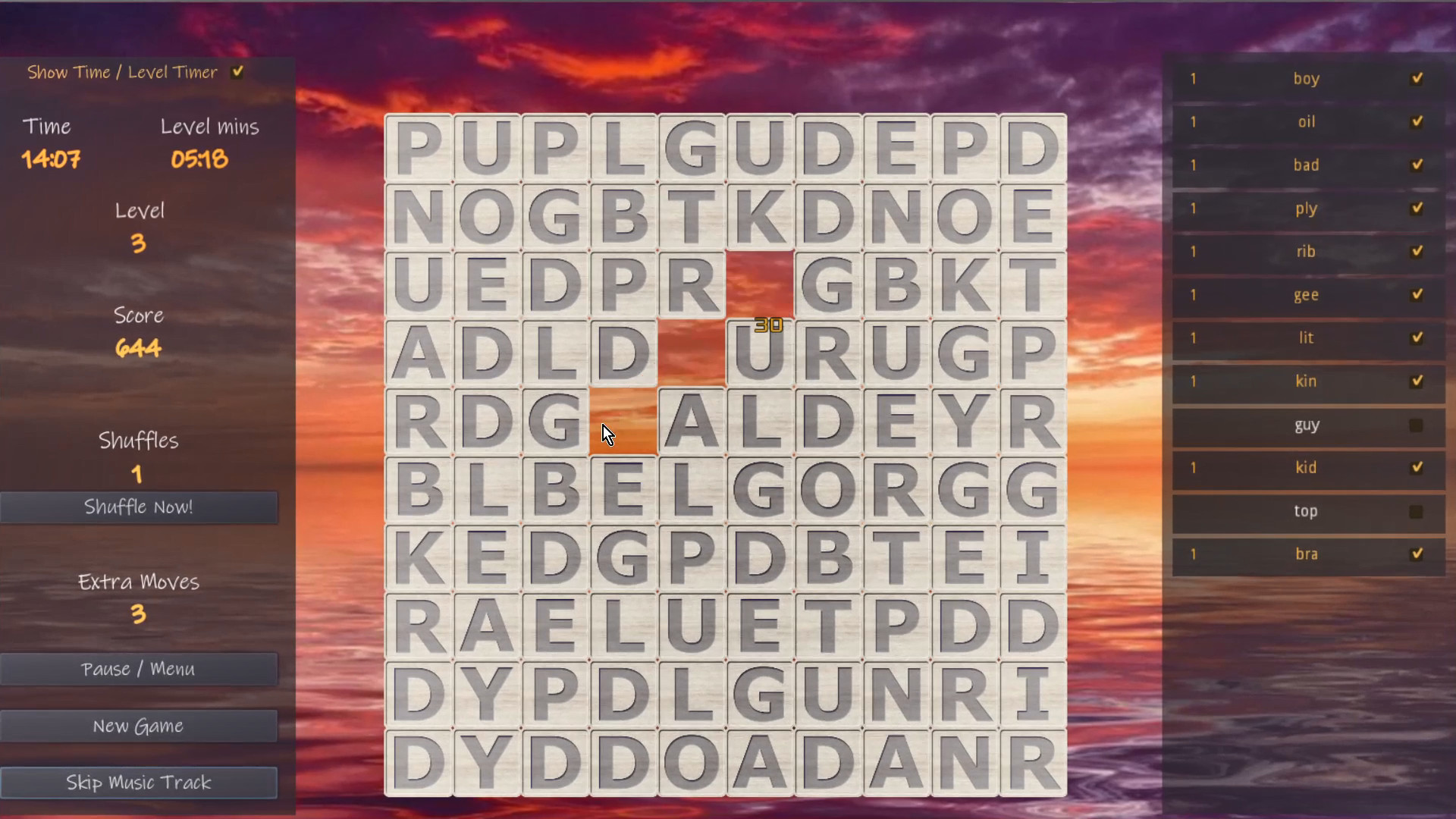 Word Hunt Fever screenshot 2