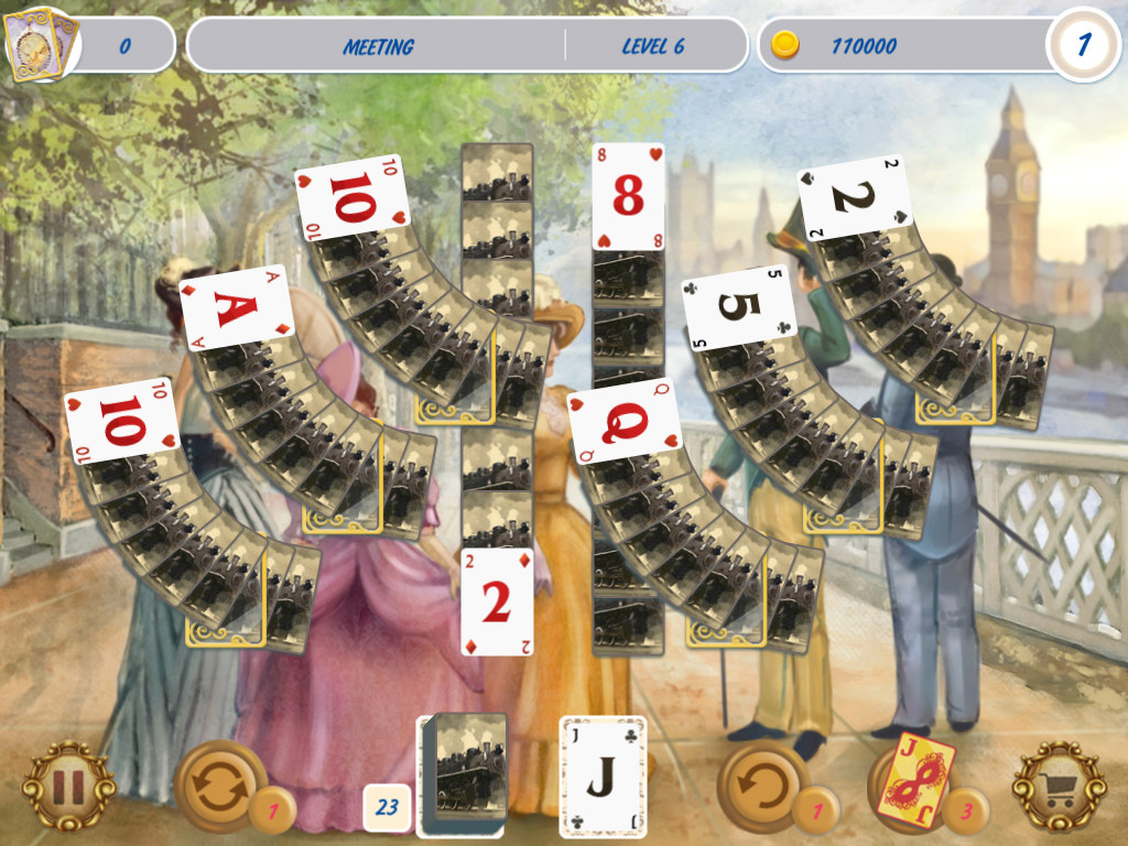 Solitaire Victorian Picnic 2 screenshot 4
