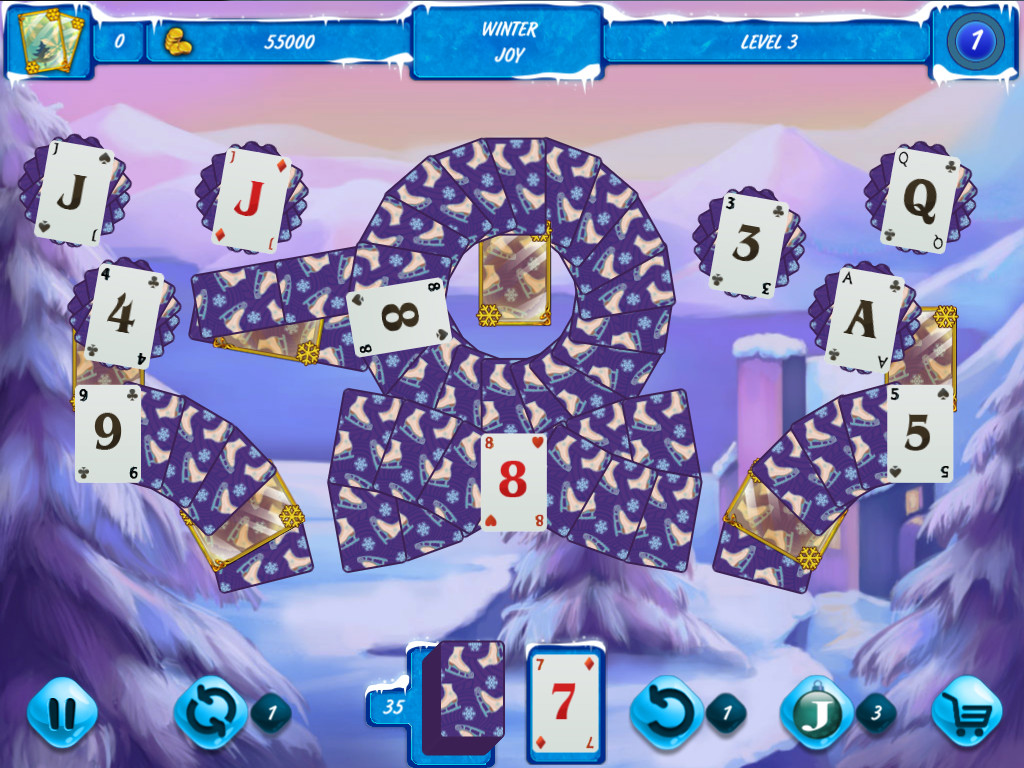 Solitaire Jack Frost Winter Adventures 2 screenshot 4