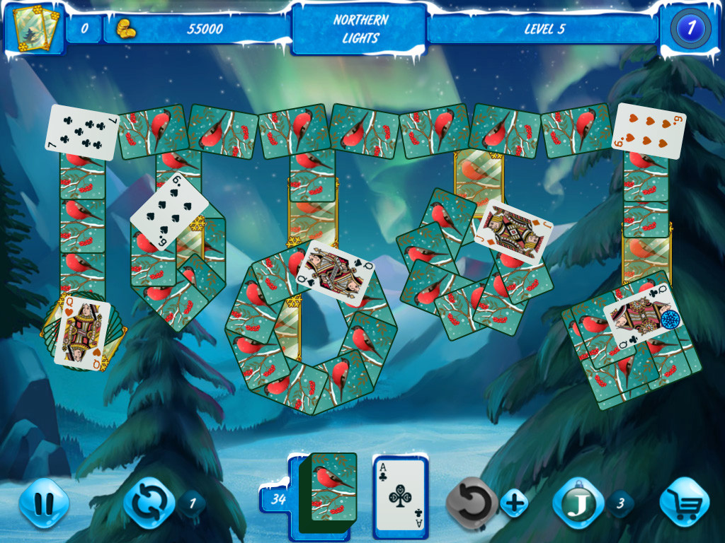 Solitaire Jack Frost Winter Adventures 2 screenshot 2