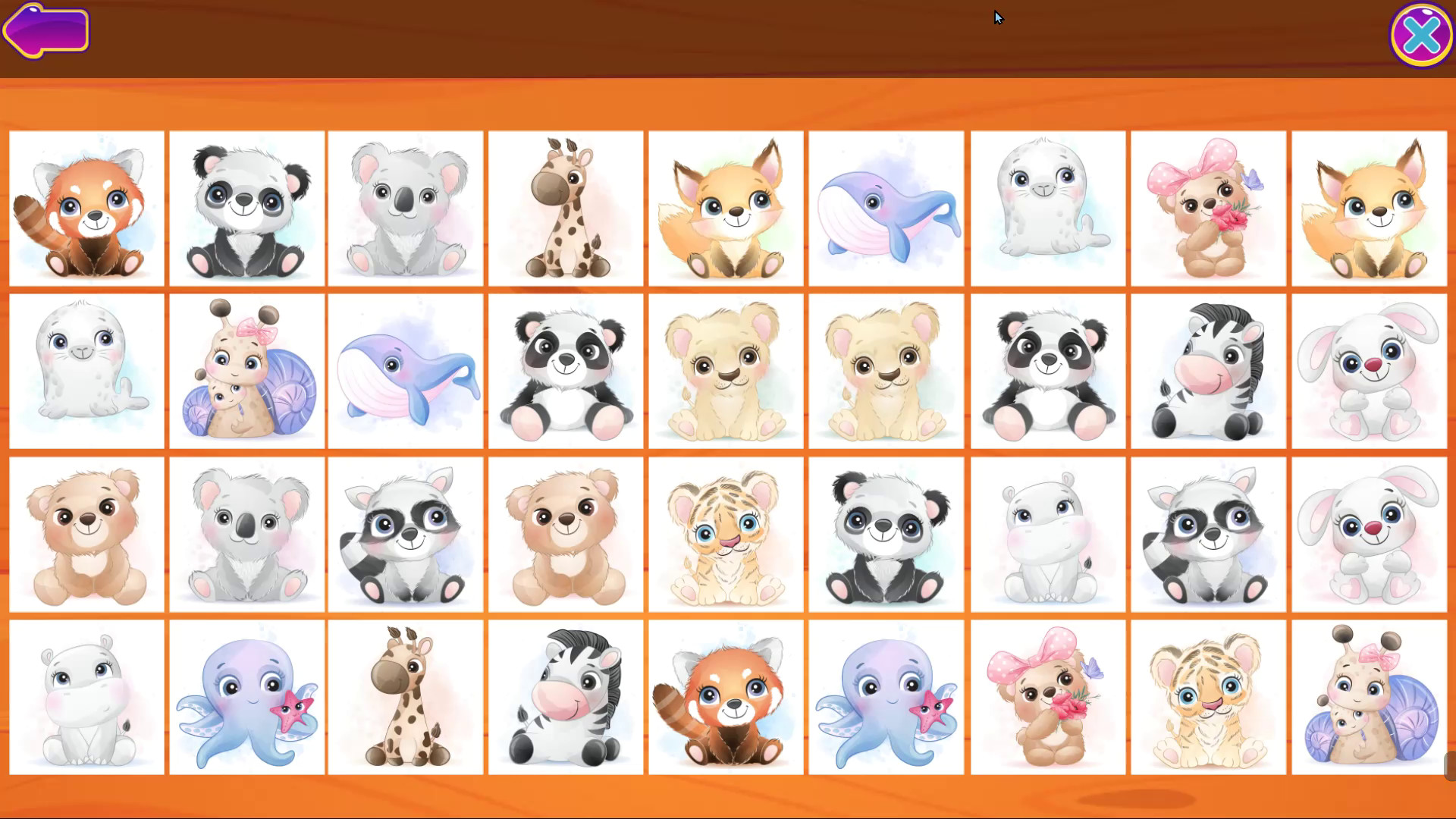 Cute Animals Memory Card Game screenshot 8