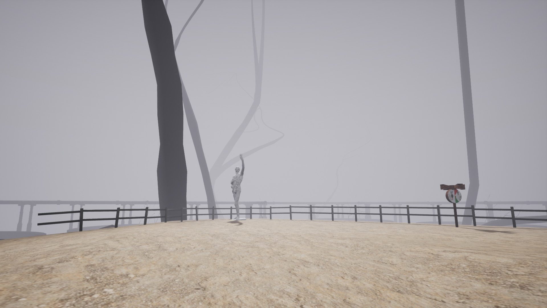 Bus stop in the fog screenshot 13