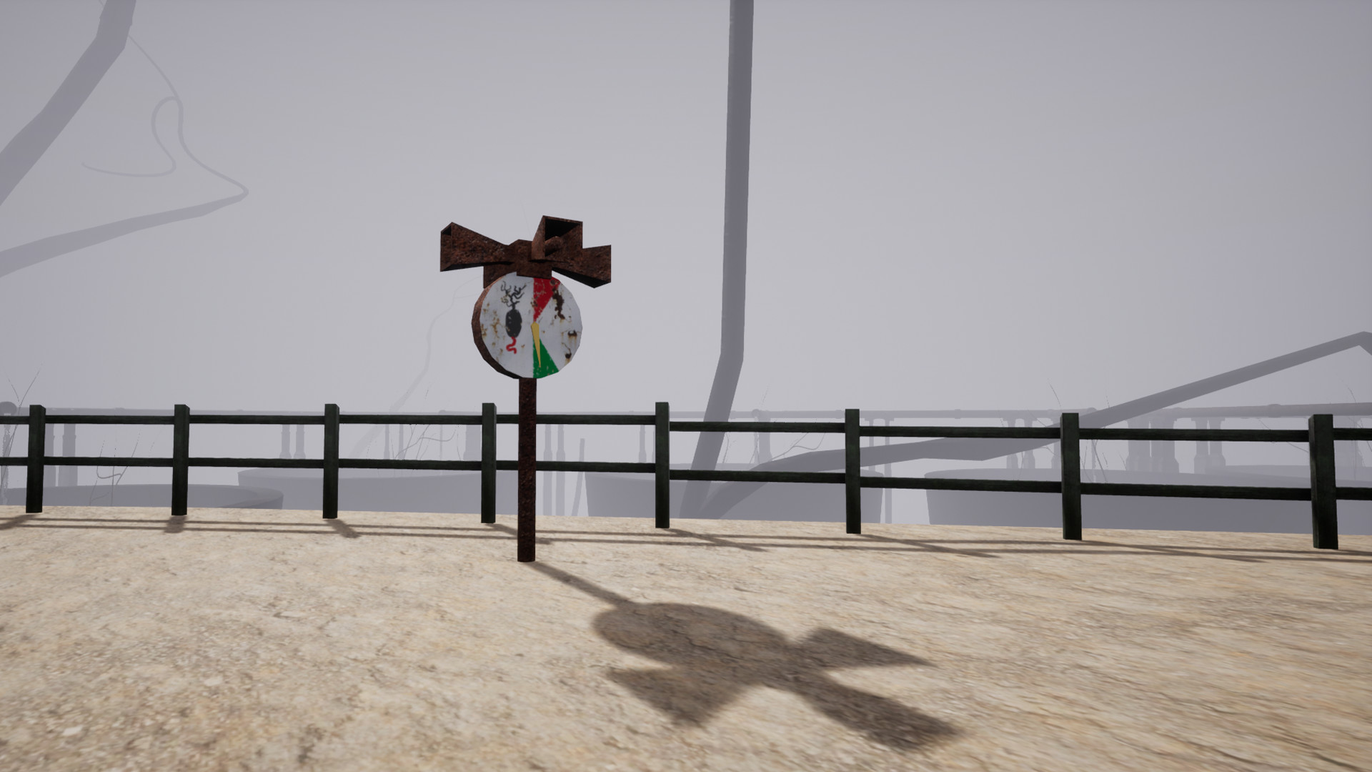 Bus stop in the fog screenshot 14