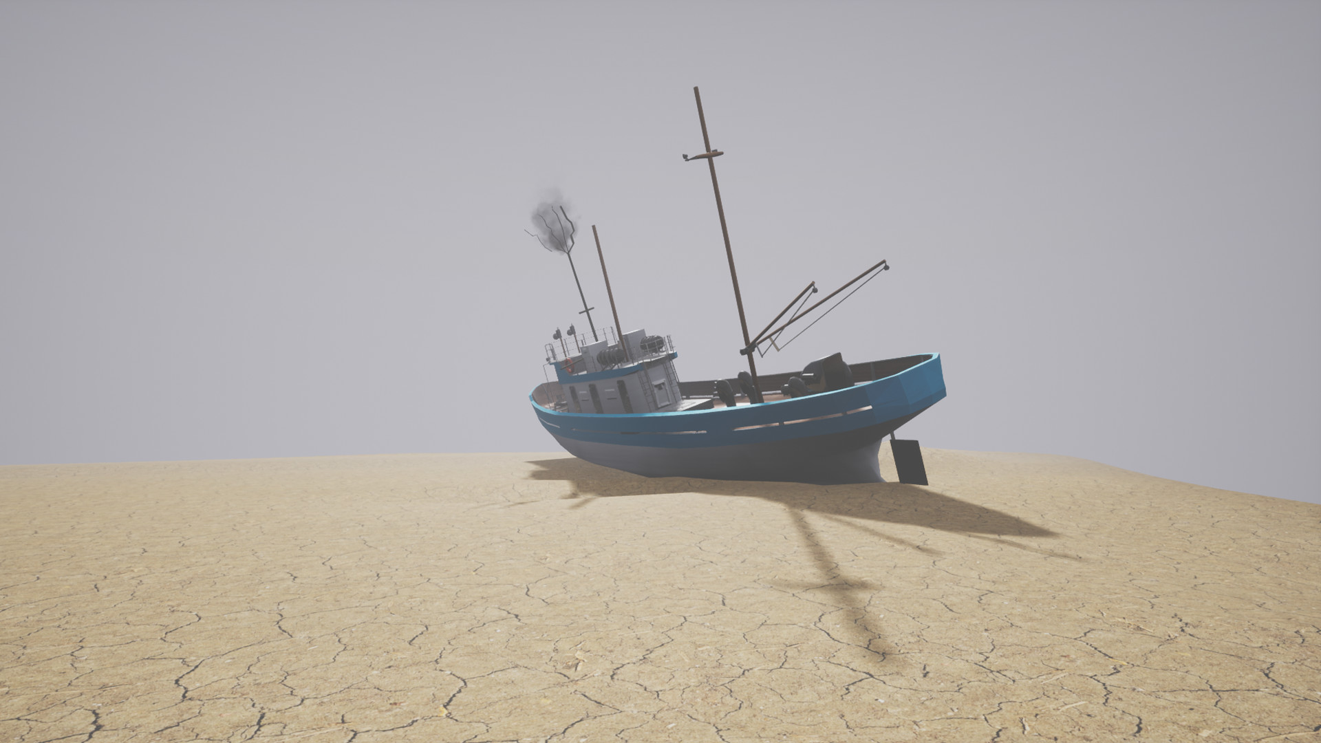 Bus stop in the fog screenshot 1