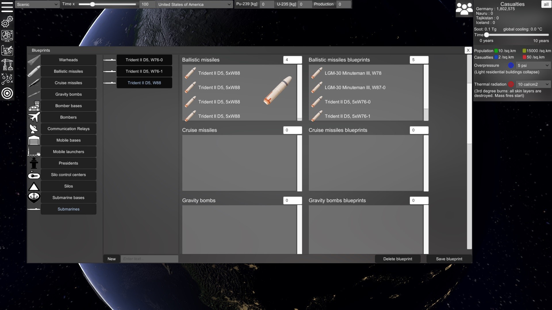 Nuclear War Simulator screenshot 4