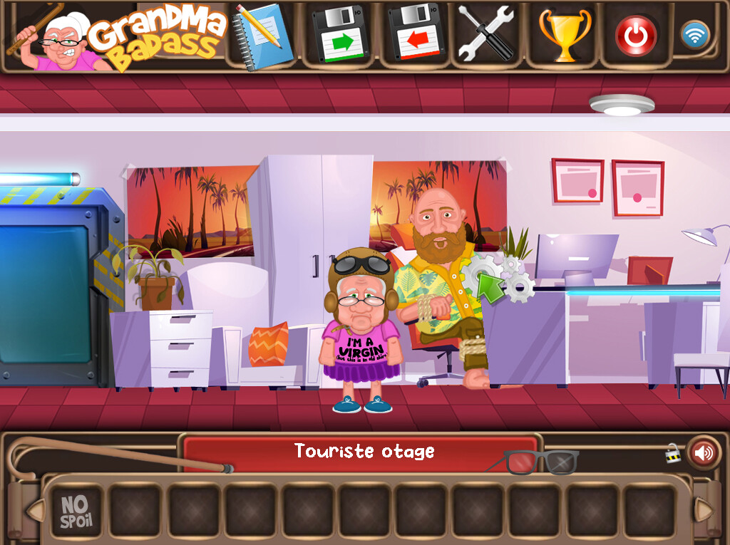 GrandMa Badass - a crazy point and click adventure screenshot 16