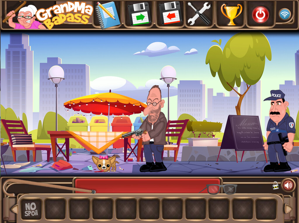 GrandMa Badass - a crazy point and click adventure screenshot 8